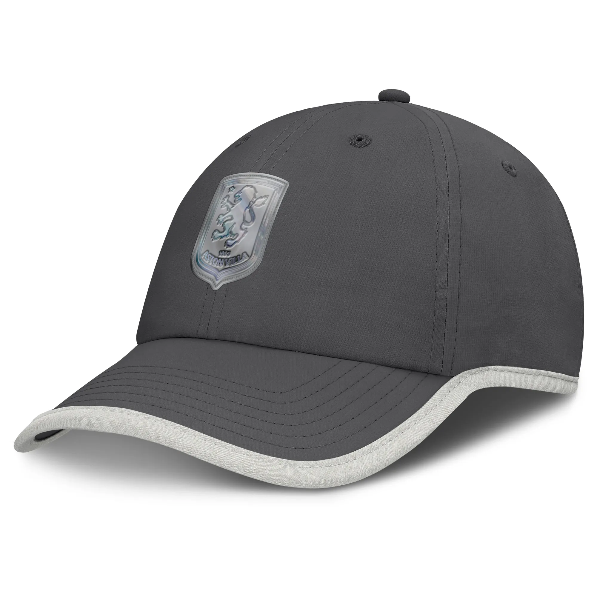 Aston Villa Signal Unstructured Adjustable Cap - Charcoal Gray/Gray Heather - Womens