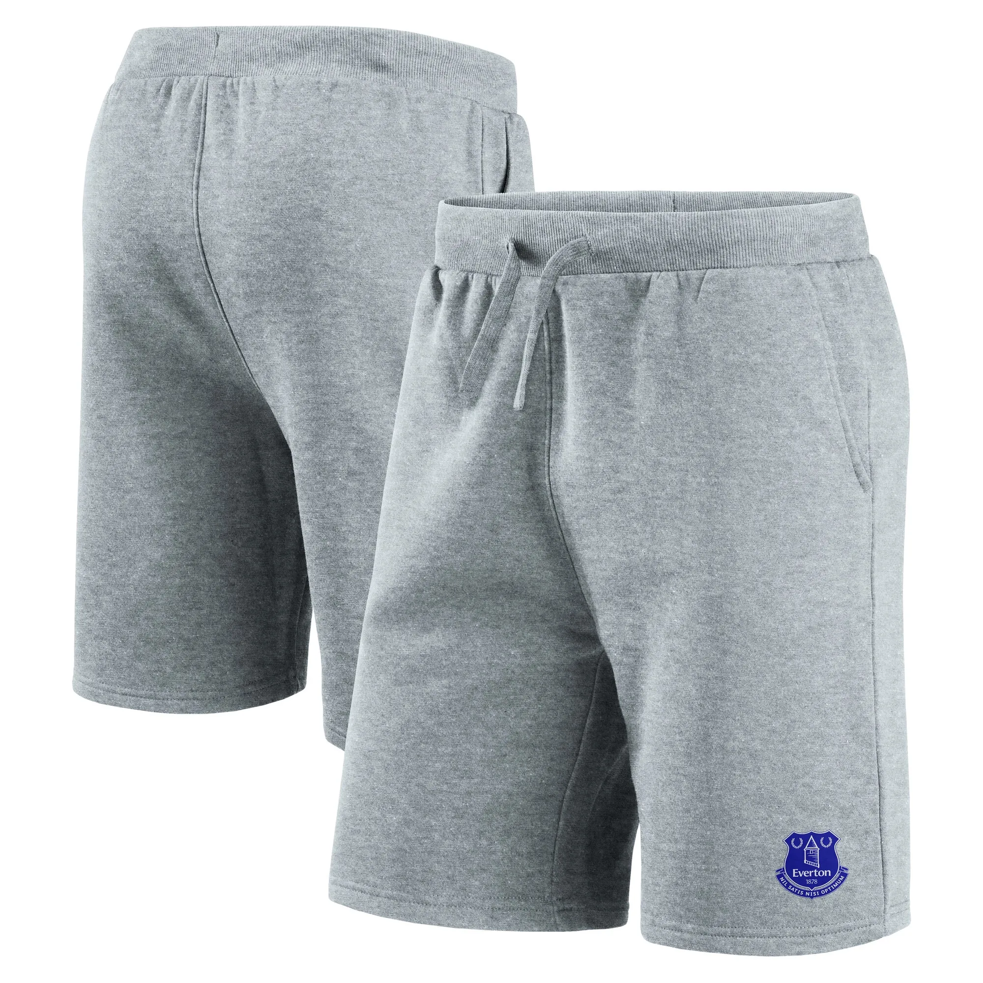 Everton Logo Sweat Shorts - Sports Grey
