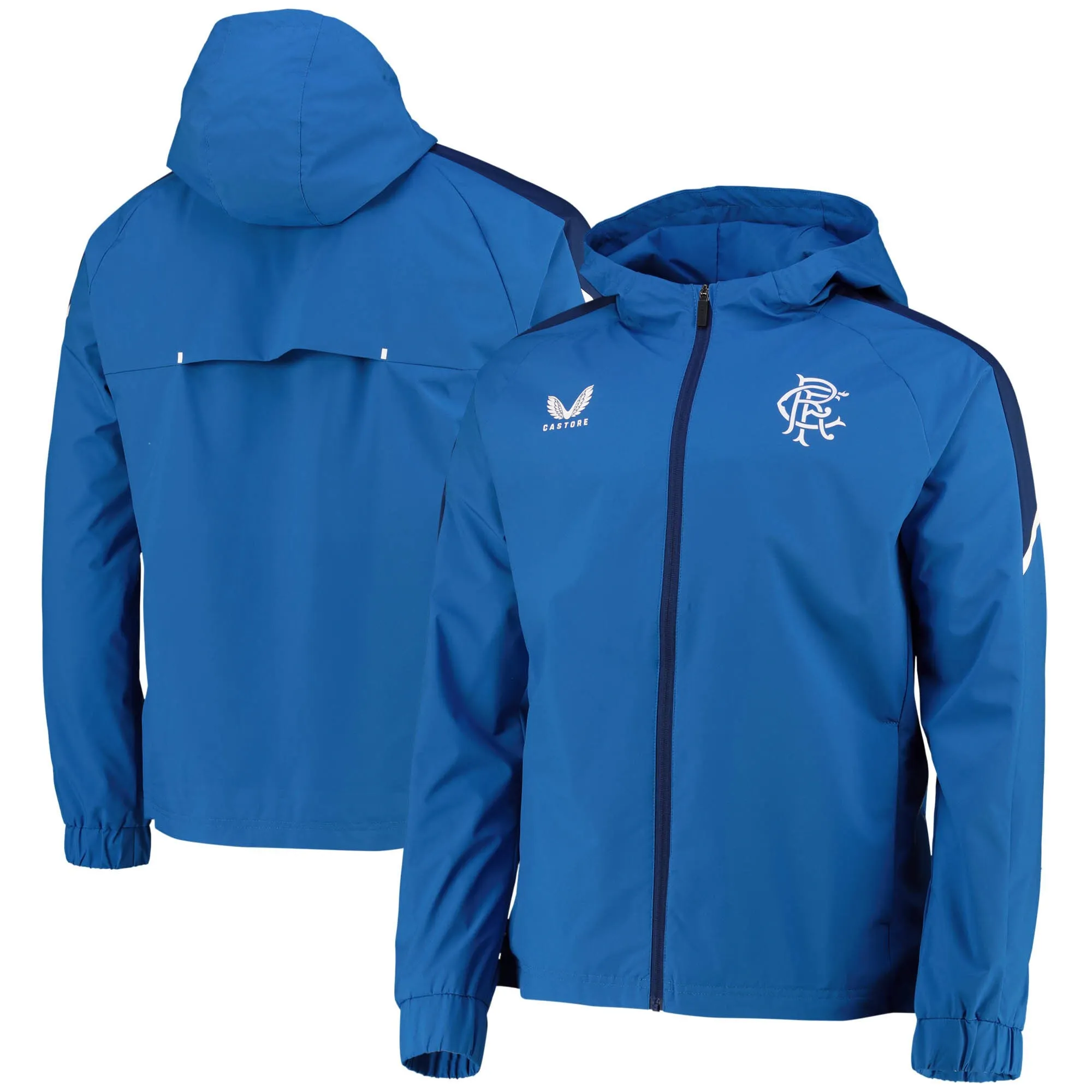 Glasgow Rangers Players Training Lightweight Jacket - Blue