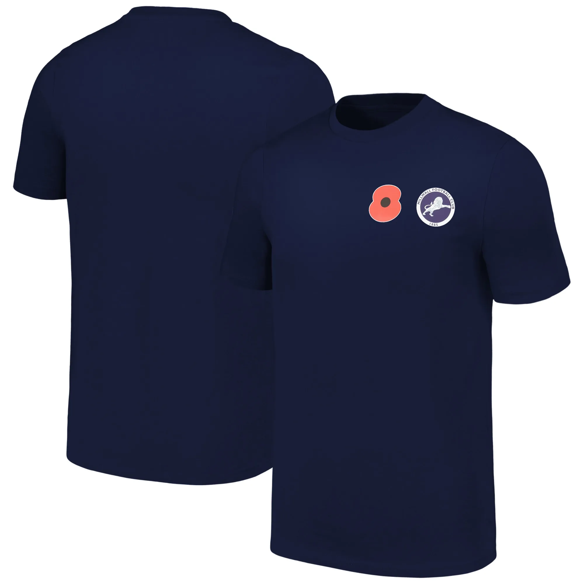 Millwall Royal British Legion T-Shirt - Navy - Unisex