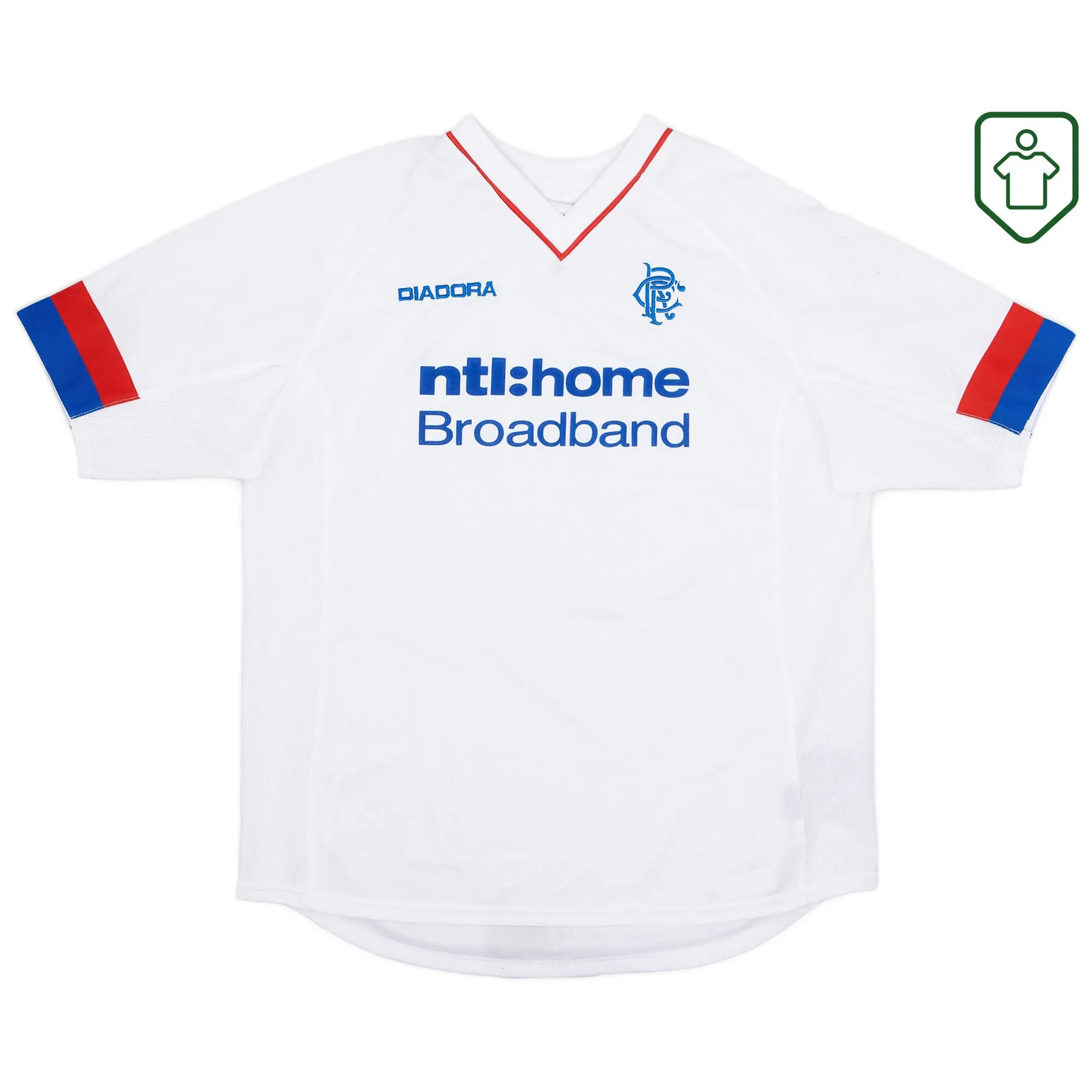 Rangers FC Diadora Third Shirt 2002-03 - Very Good - 6/10