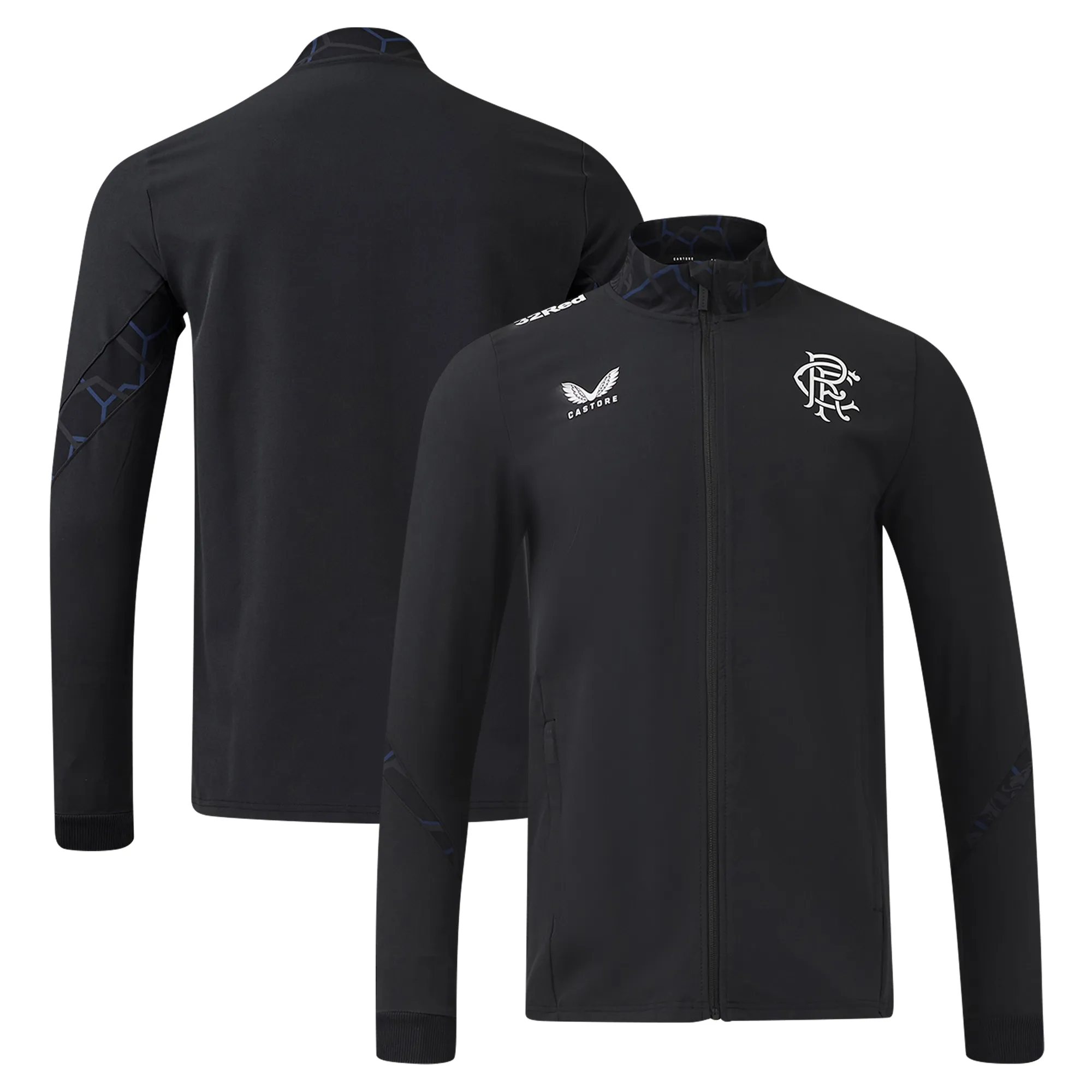 Glasgow Rangers Castore Third Matchday Anthem Jacket - Black