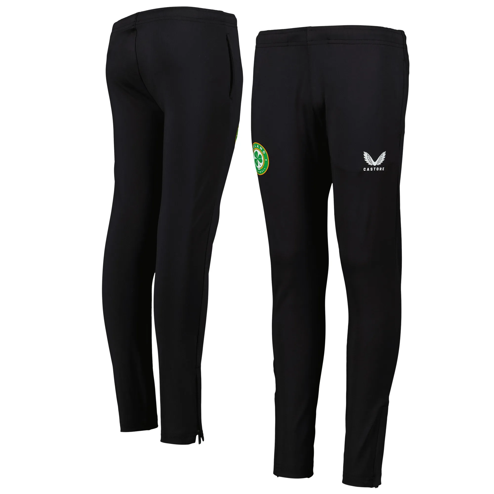Republic of Ireland Castore Coaches Training Pants - Black - Kids