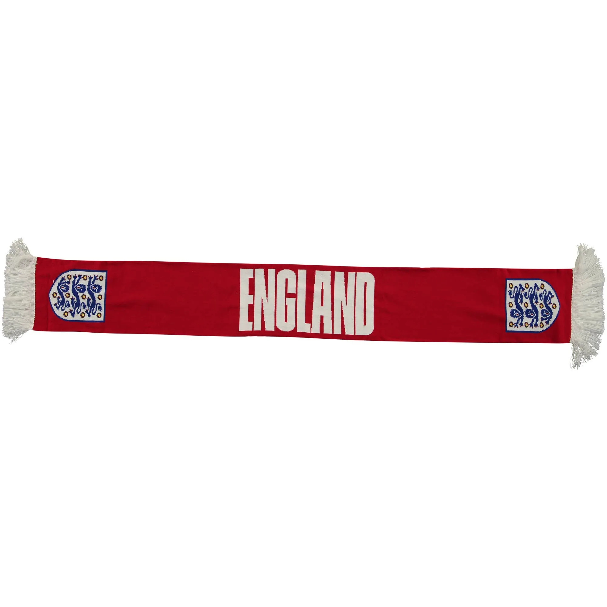 England Wordmark Scarf - Red/White - Adults