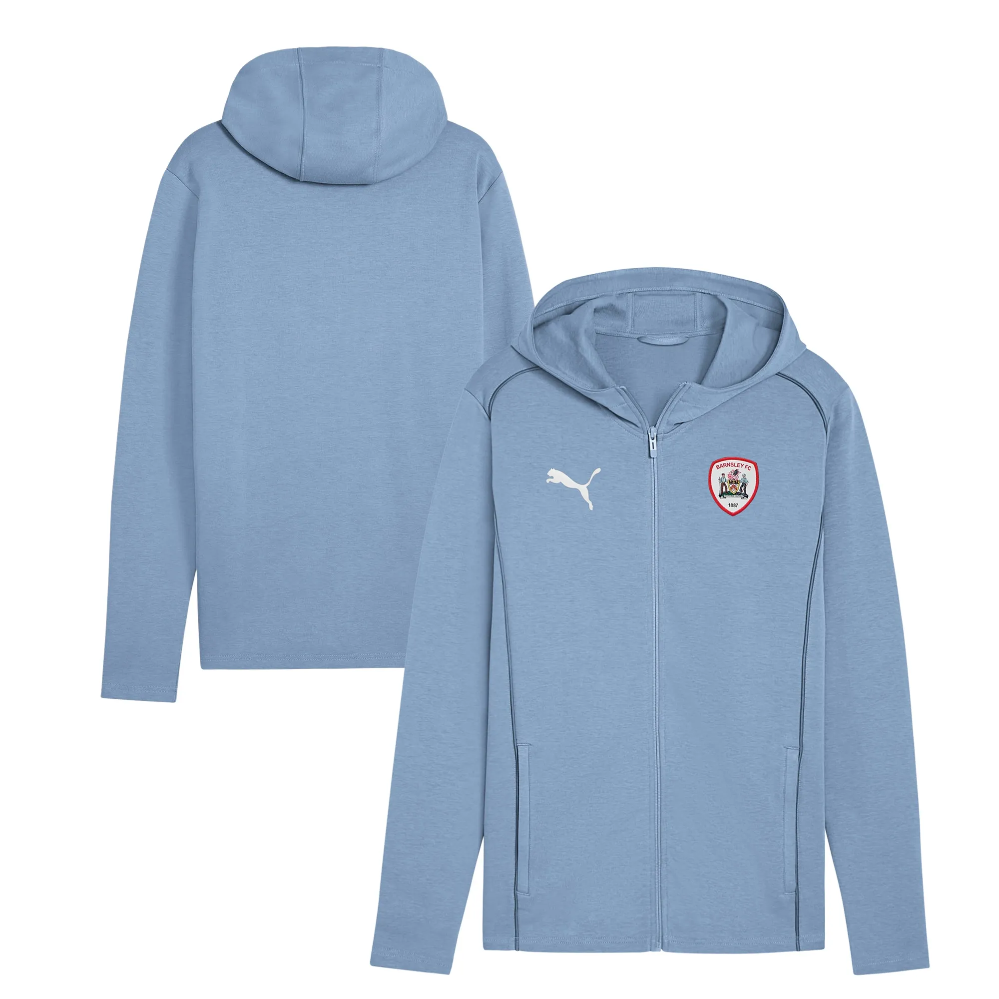 Barnsley Puma Casual Hooded Jacket - Blue