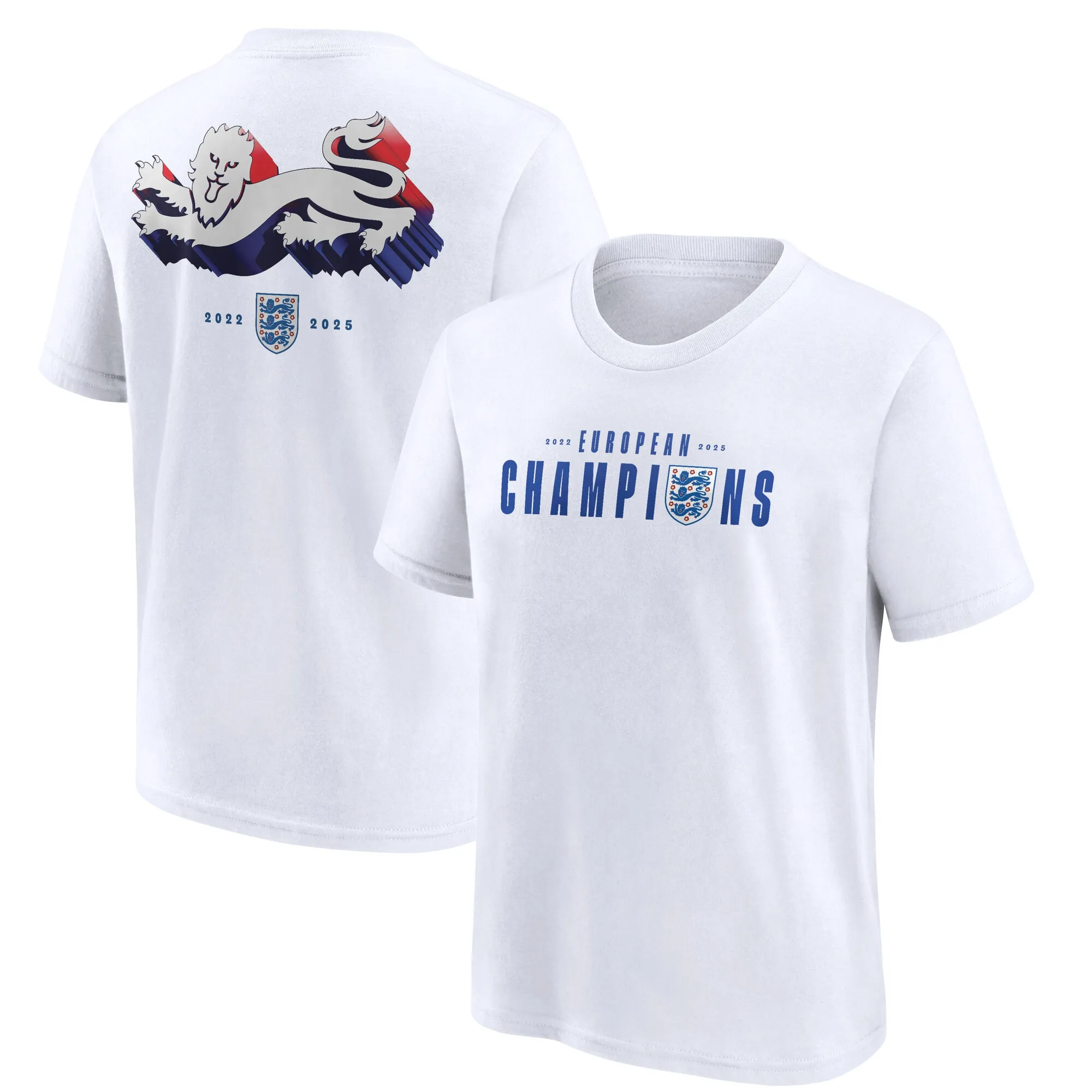England Lionesses Winners T-Shirt  - White - Kids
