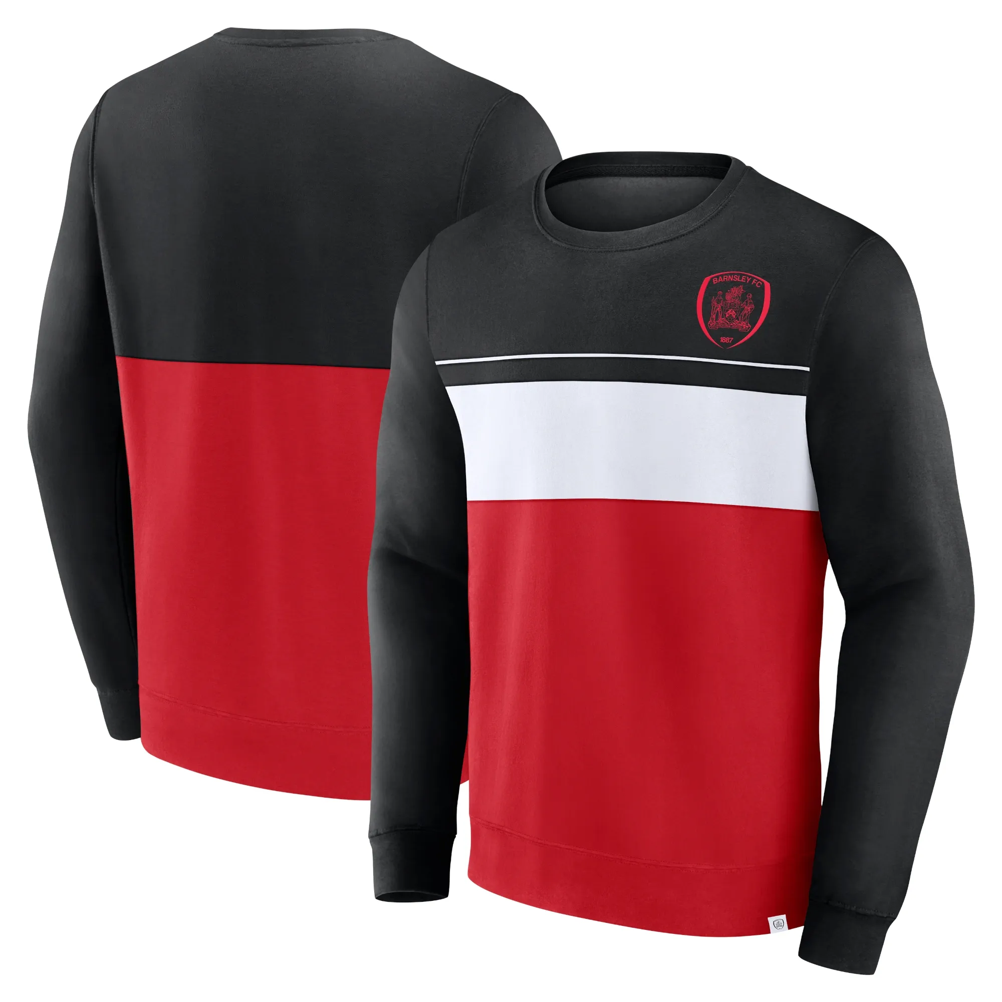 Barnsley Fundamentals Crew Sweatshirt - Samba Red - Mens