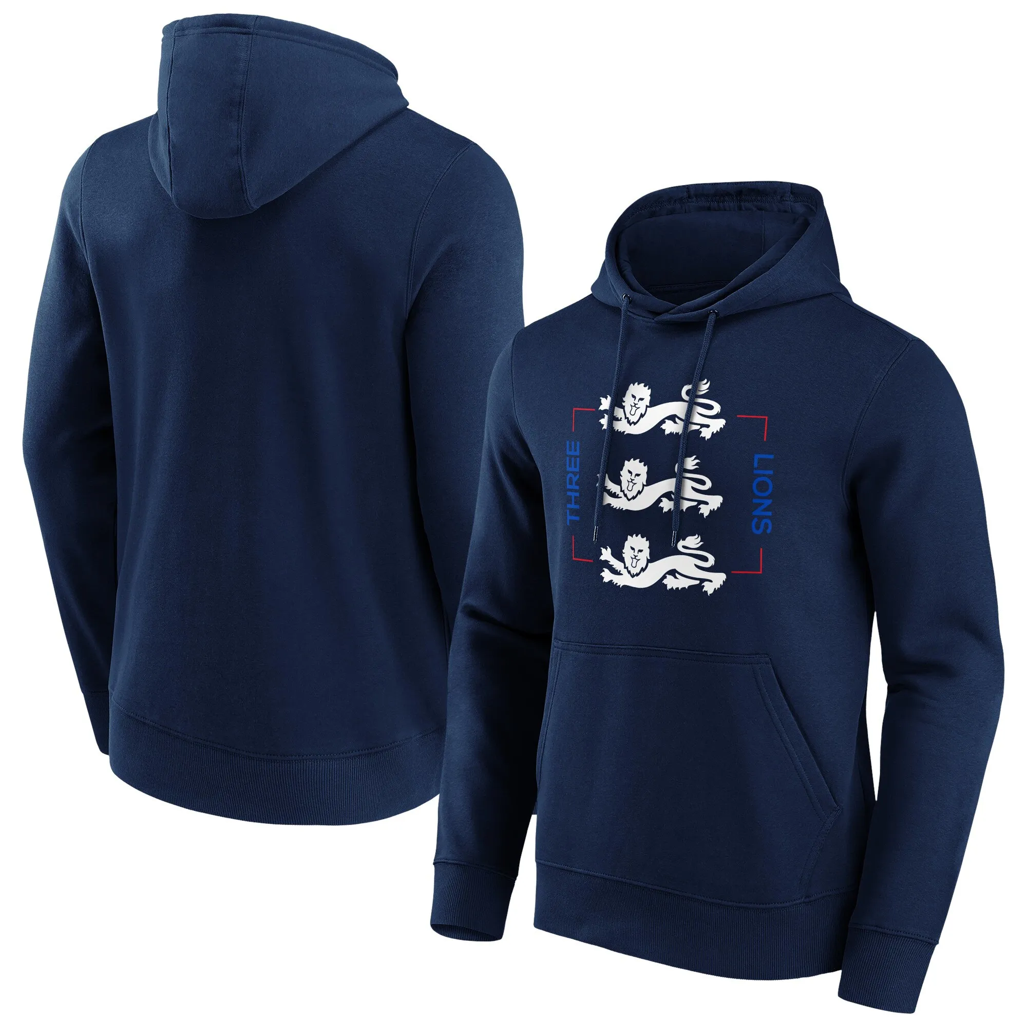 England Pitch Graphic Hoodie - Navy - Mens