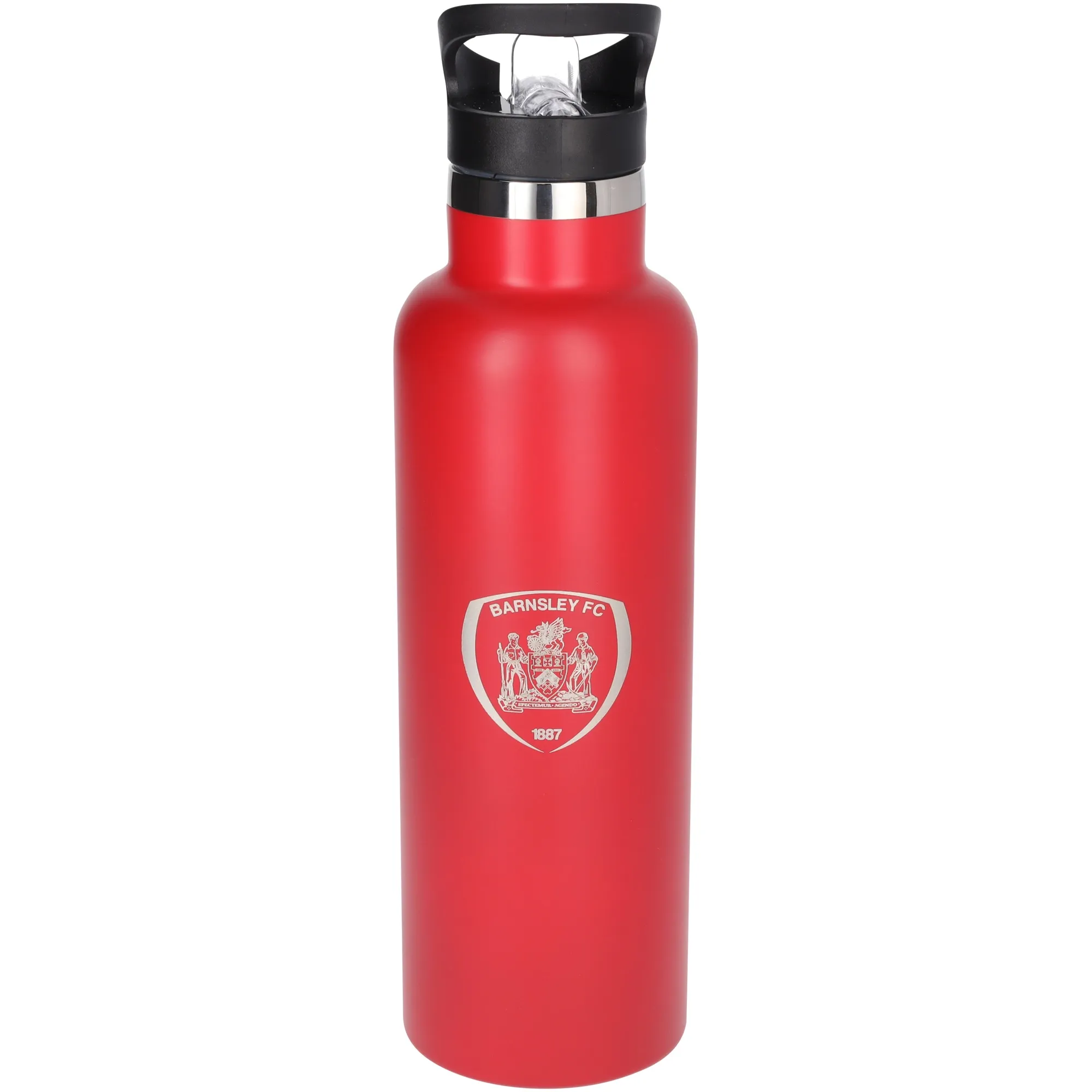 Barnsley Metal Pop Up Lid Water Bottle - 750ml - Black