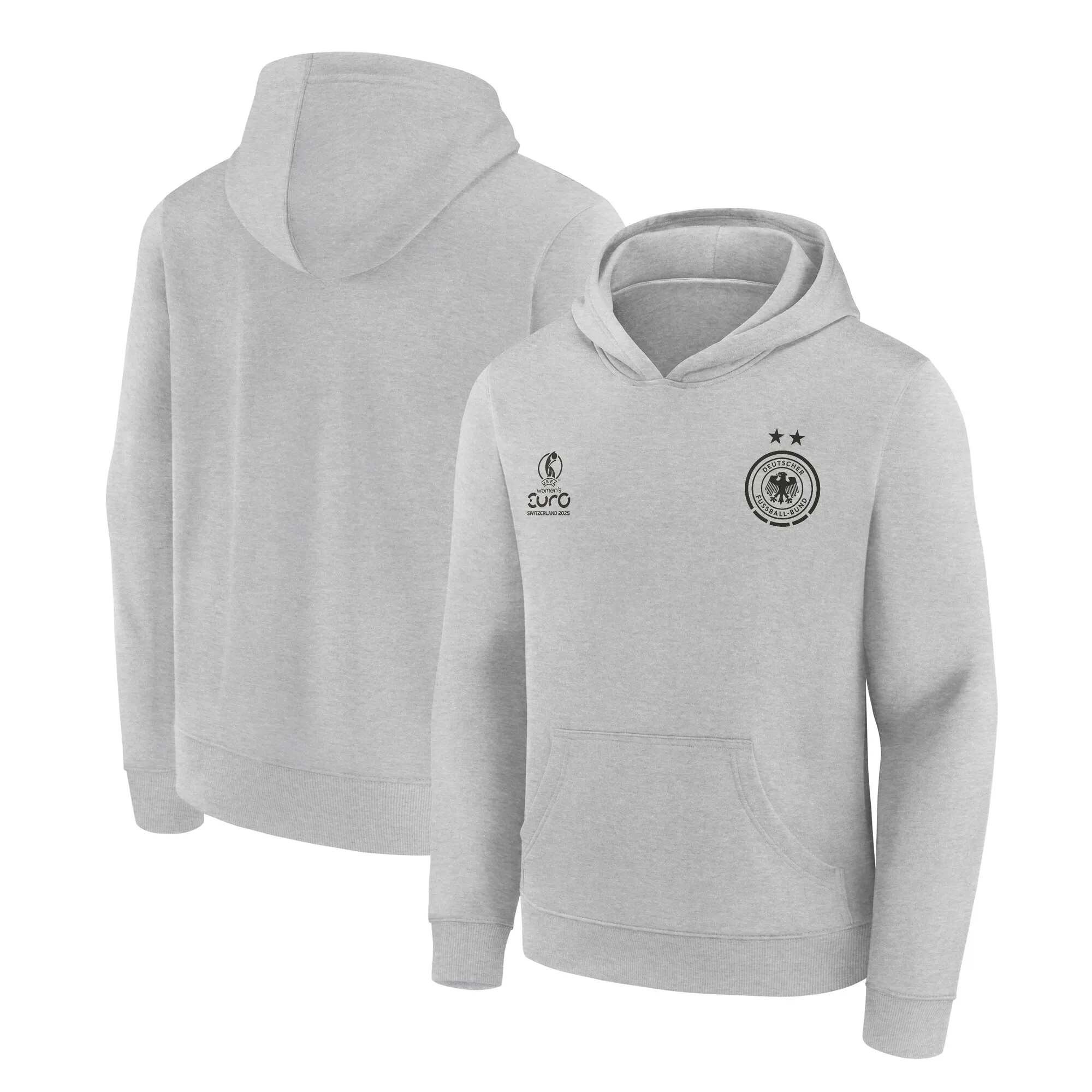 Germany x UEFA Women's Euros 2025 Graphic Hoodie - Sports Grey - Kids