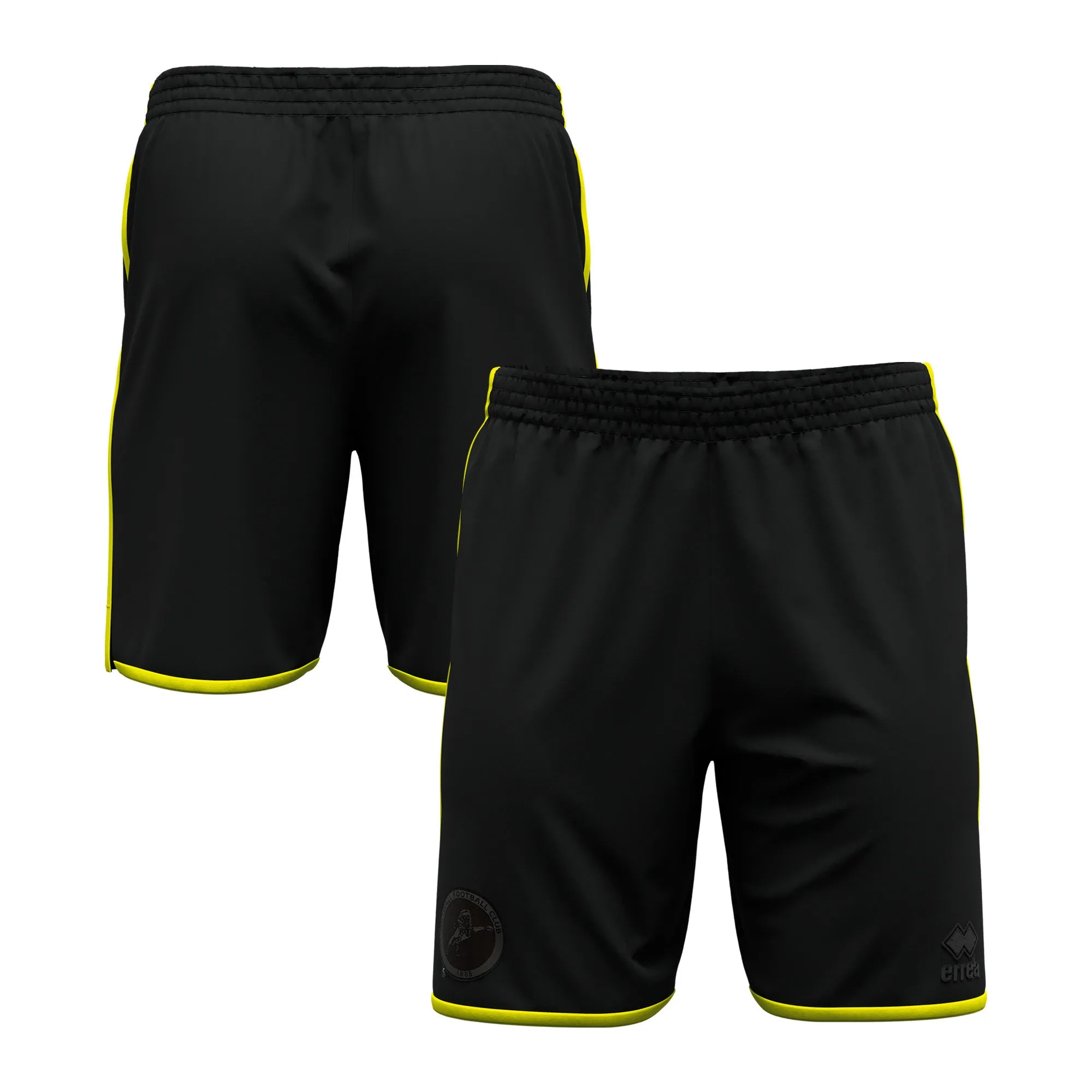 Millwall Errea Training Shorts - Black - Kids