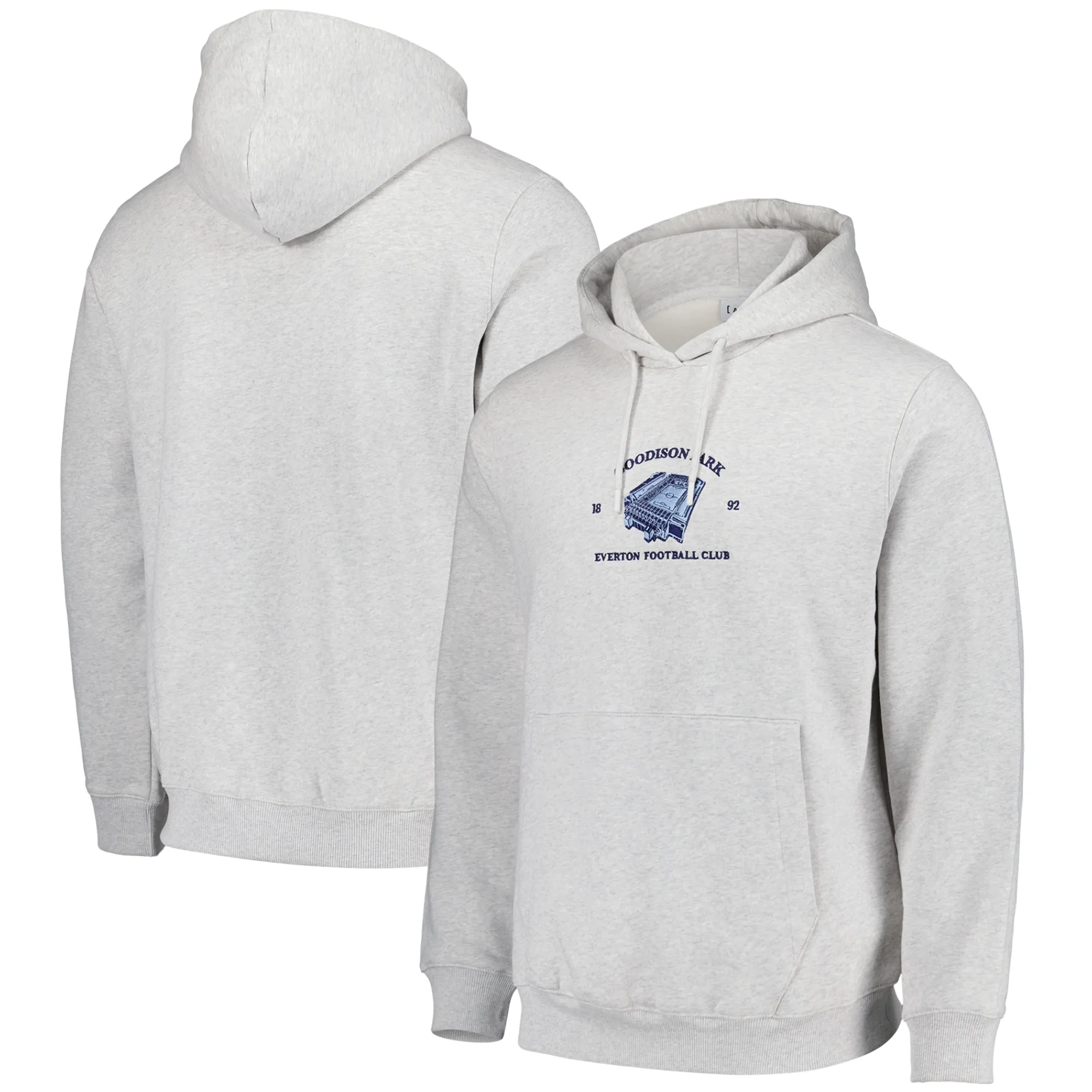 Everton x Art of Football Stadium Hoodie - Grey
