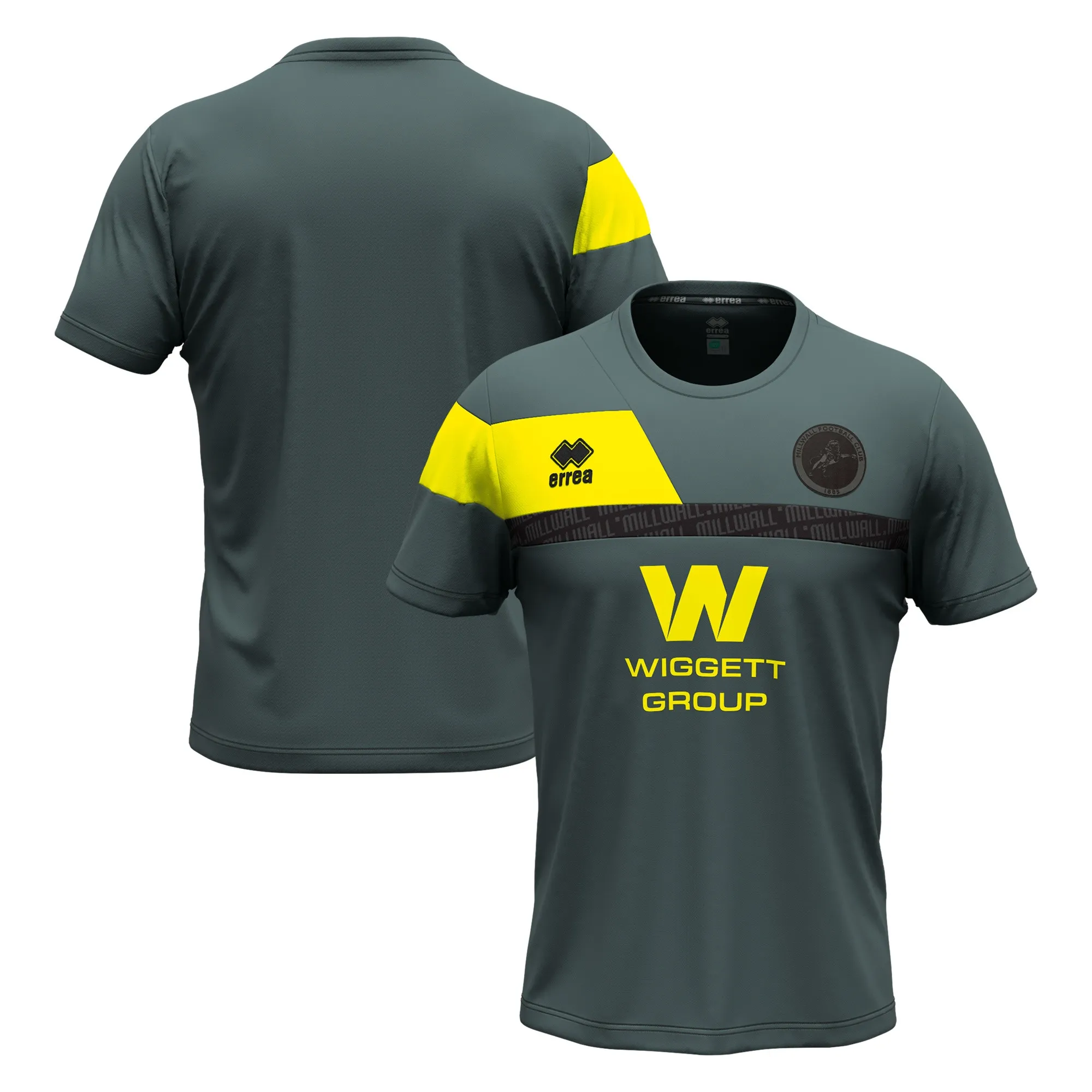 Millwall Errea Players Training Jersey - Anthracite