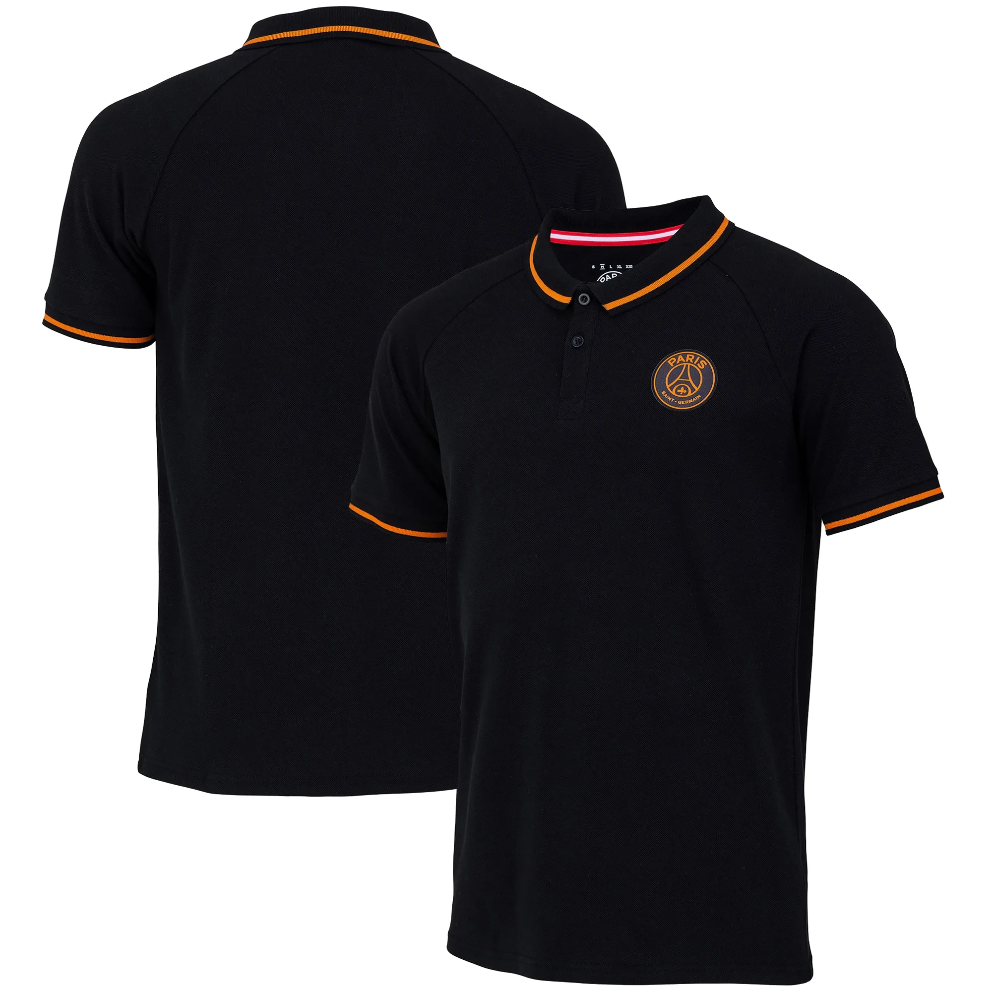 PSG Core Colour Block Polo - Black - Mens