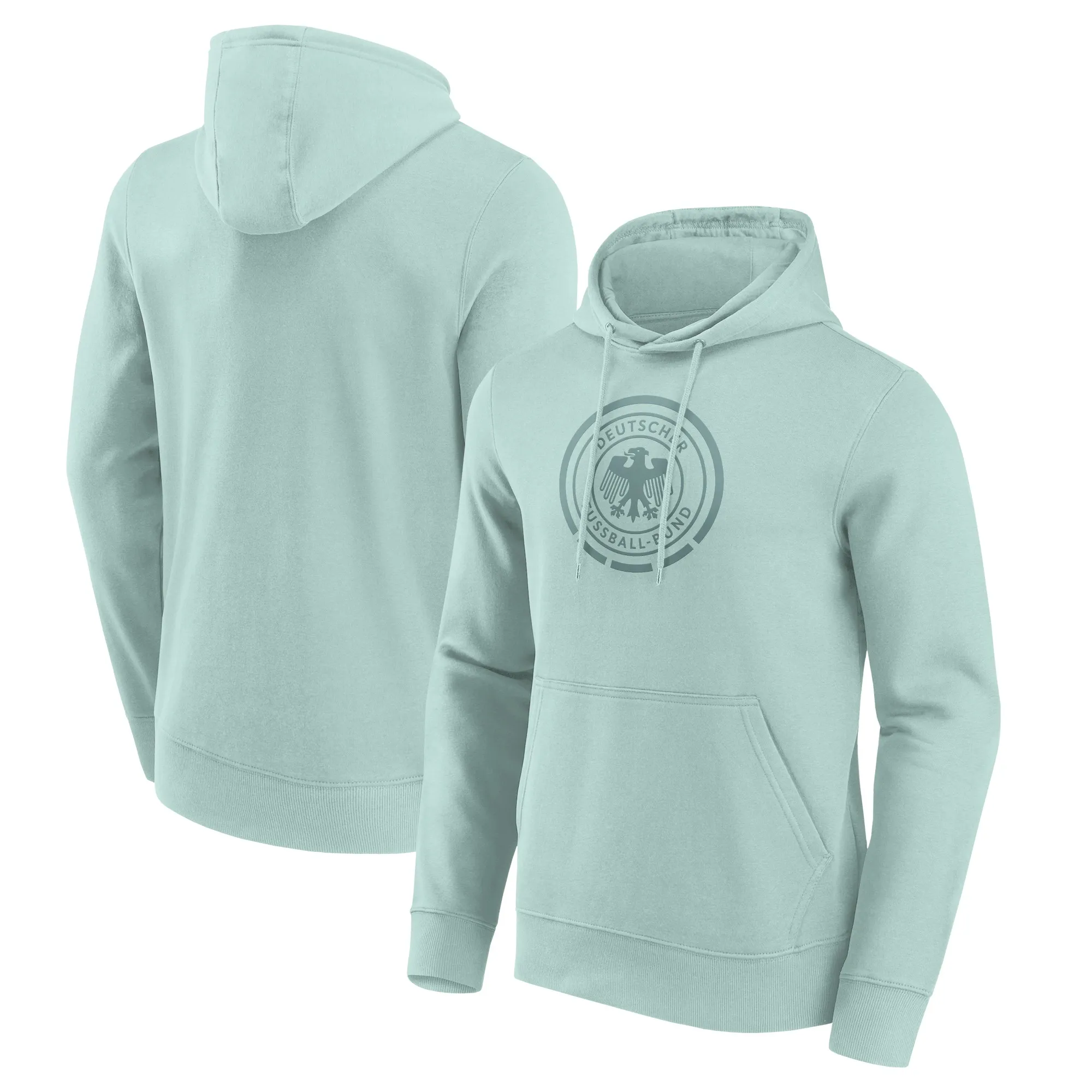 DFB Mono Logo Graphic Hoodie - Surf Spray - Mens