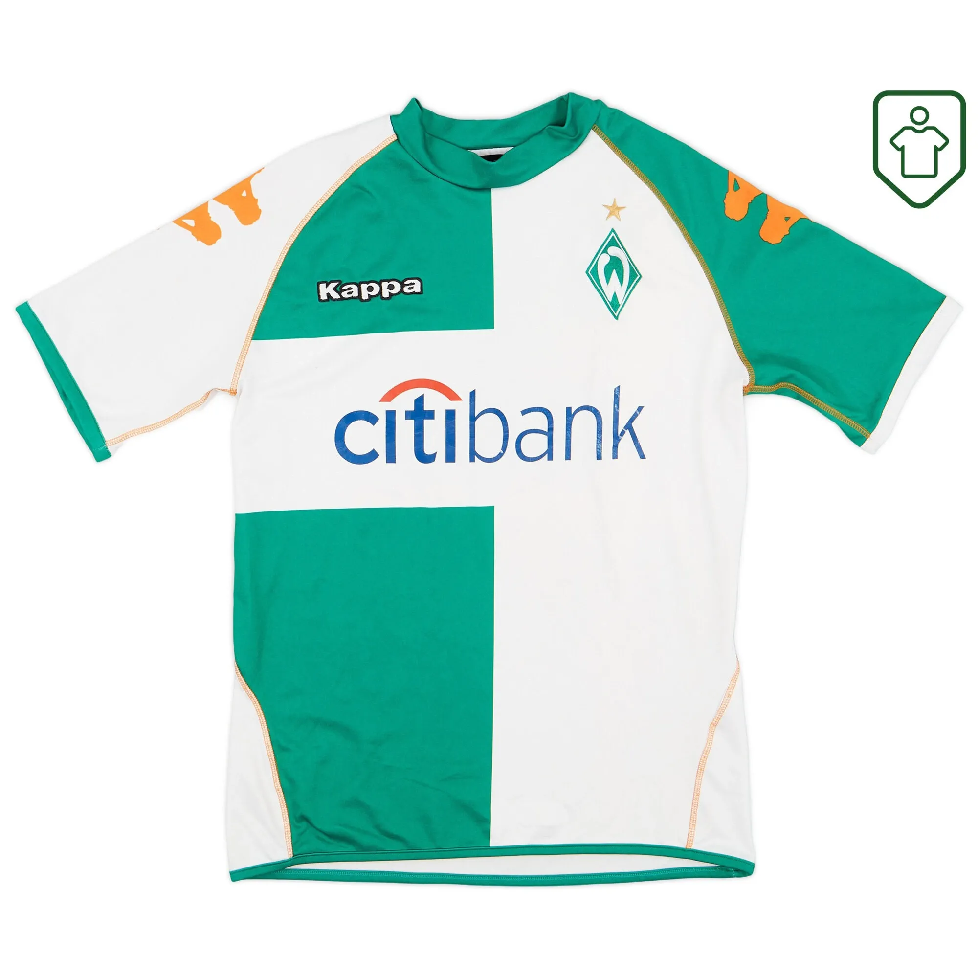 Werder Bremen Kappa Third Shirt 2007-08 - Very Good - 6/10