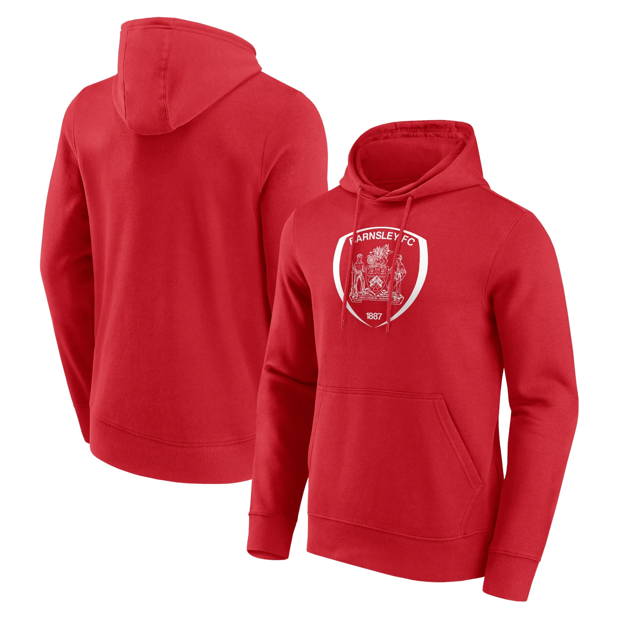 Barnsley Essentials OH Hoodie - Samba Red - Mens