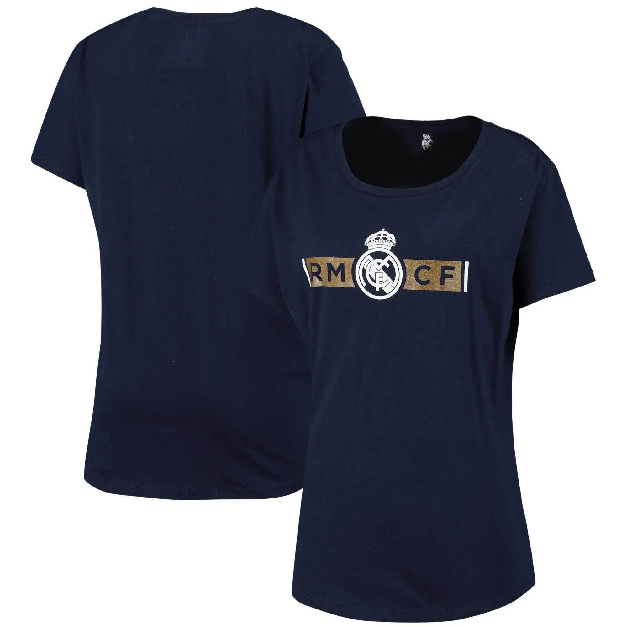 Real Madrid Graphic T-Shirt - Navy - Womens
