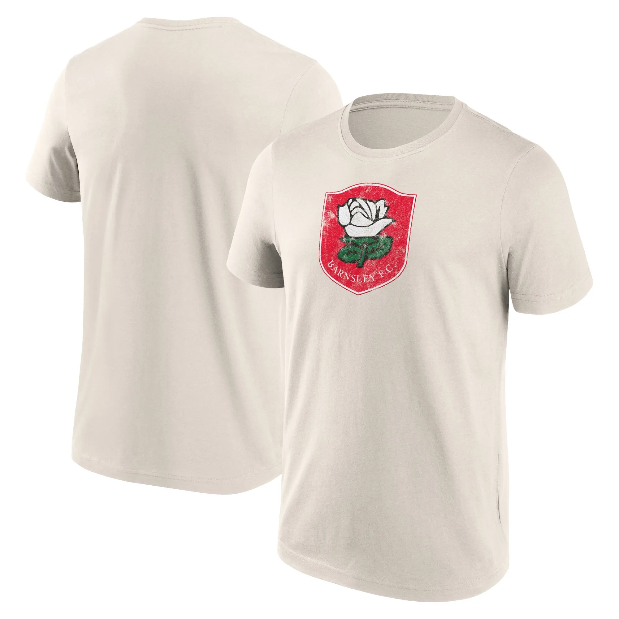 Barnsley Distressed Retro Graphic T-Shirt - Signature Off White - Mens
