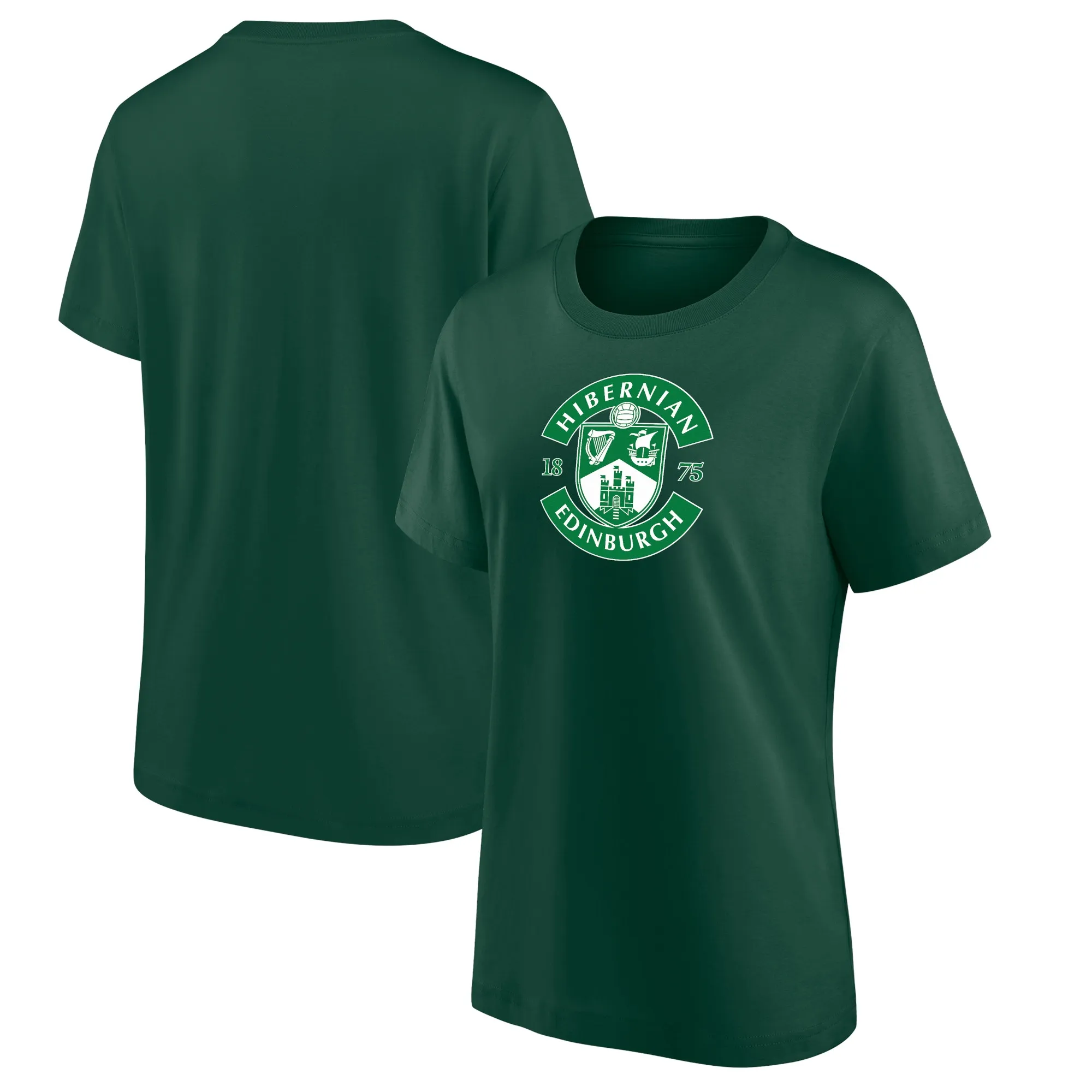 Hibernian Primary Logo Graphic T-Shirt - Dark Green - Womens