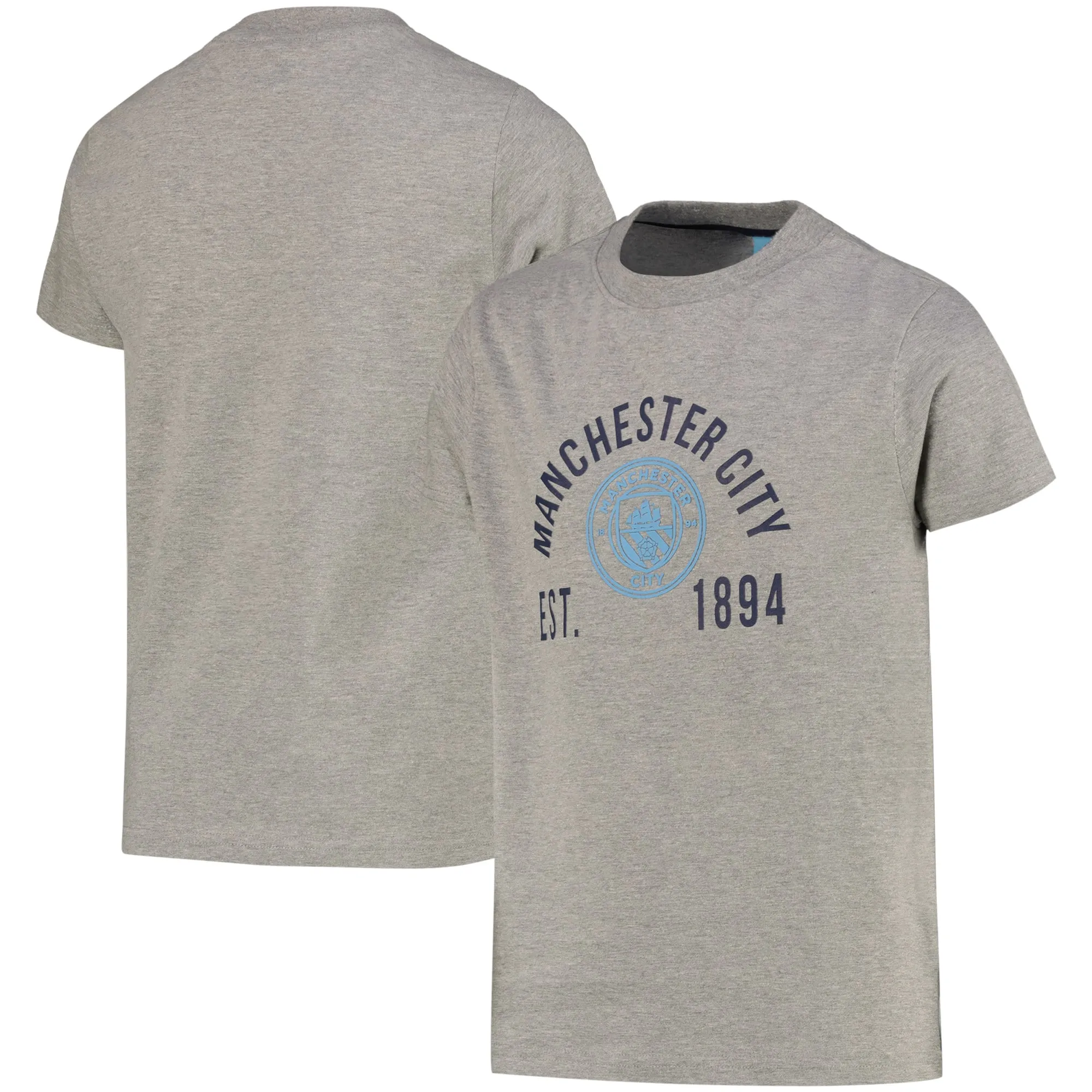 Manchester City Graphic T-Shirt - Grey - Kids
