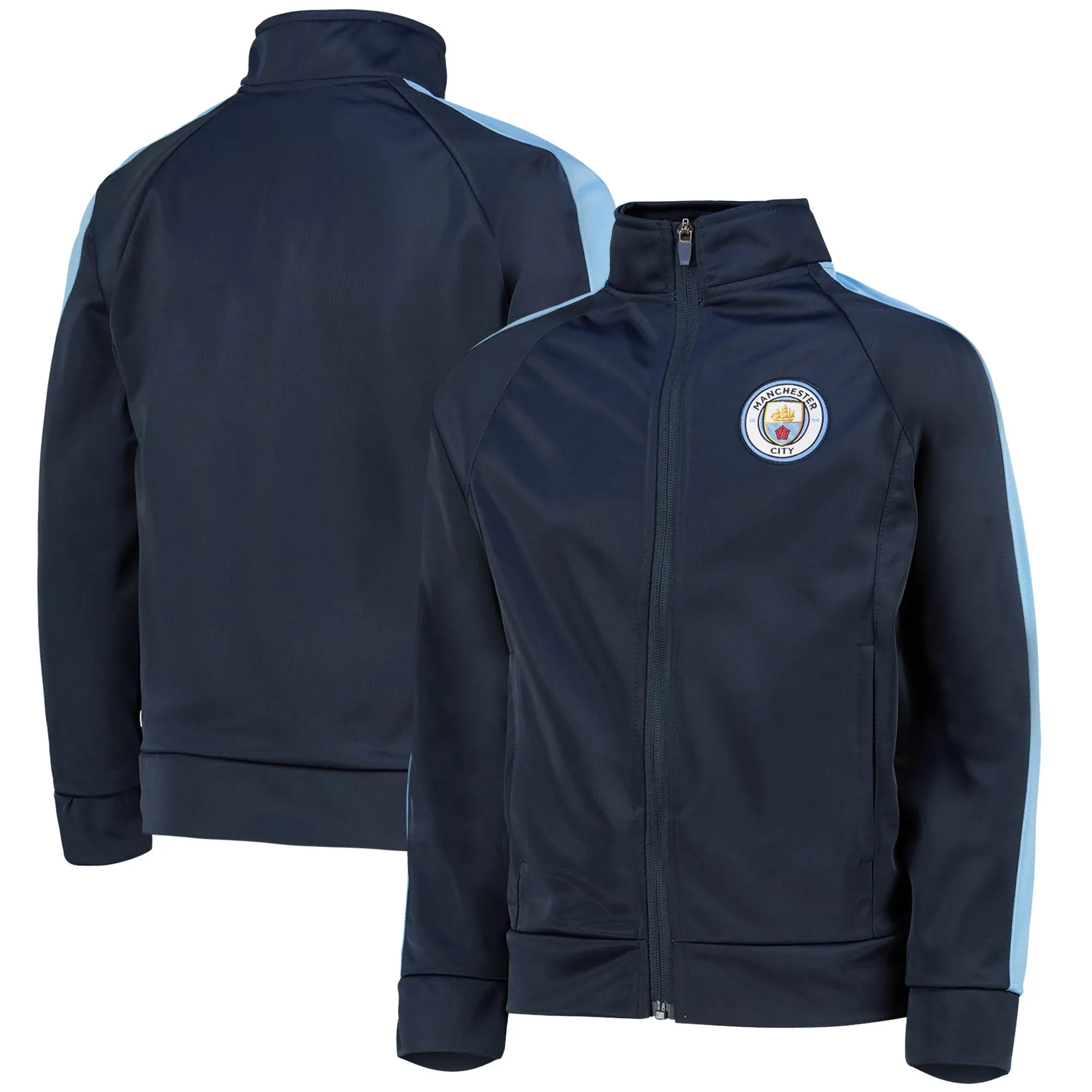 Manchester City Tracksuit Top - Navy - Kids