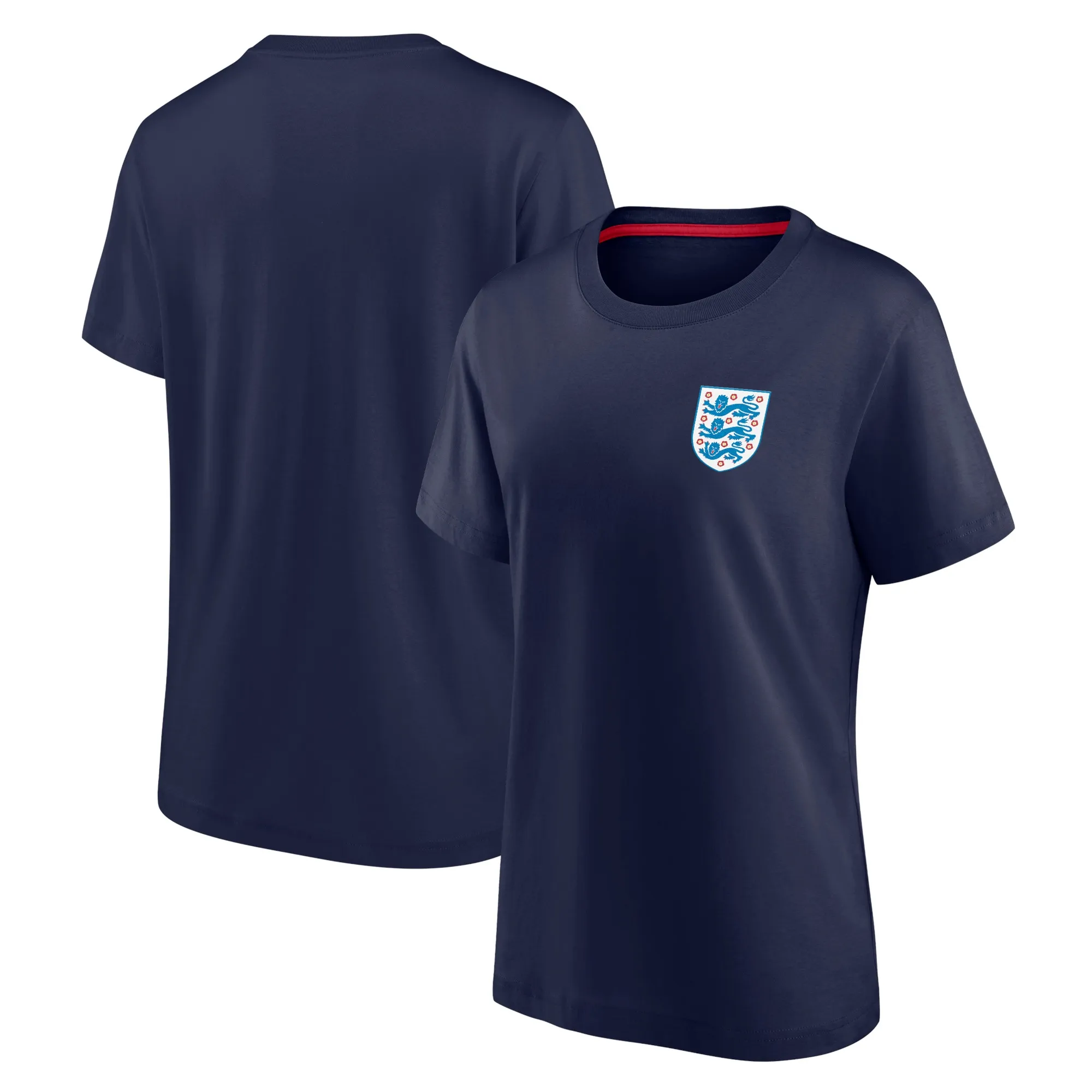 England Essentials Small Crest T-Shirt - Navy - Womens