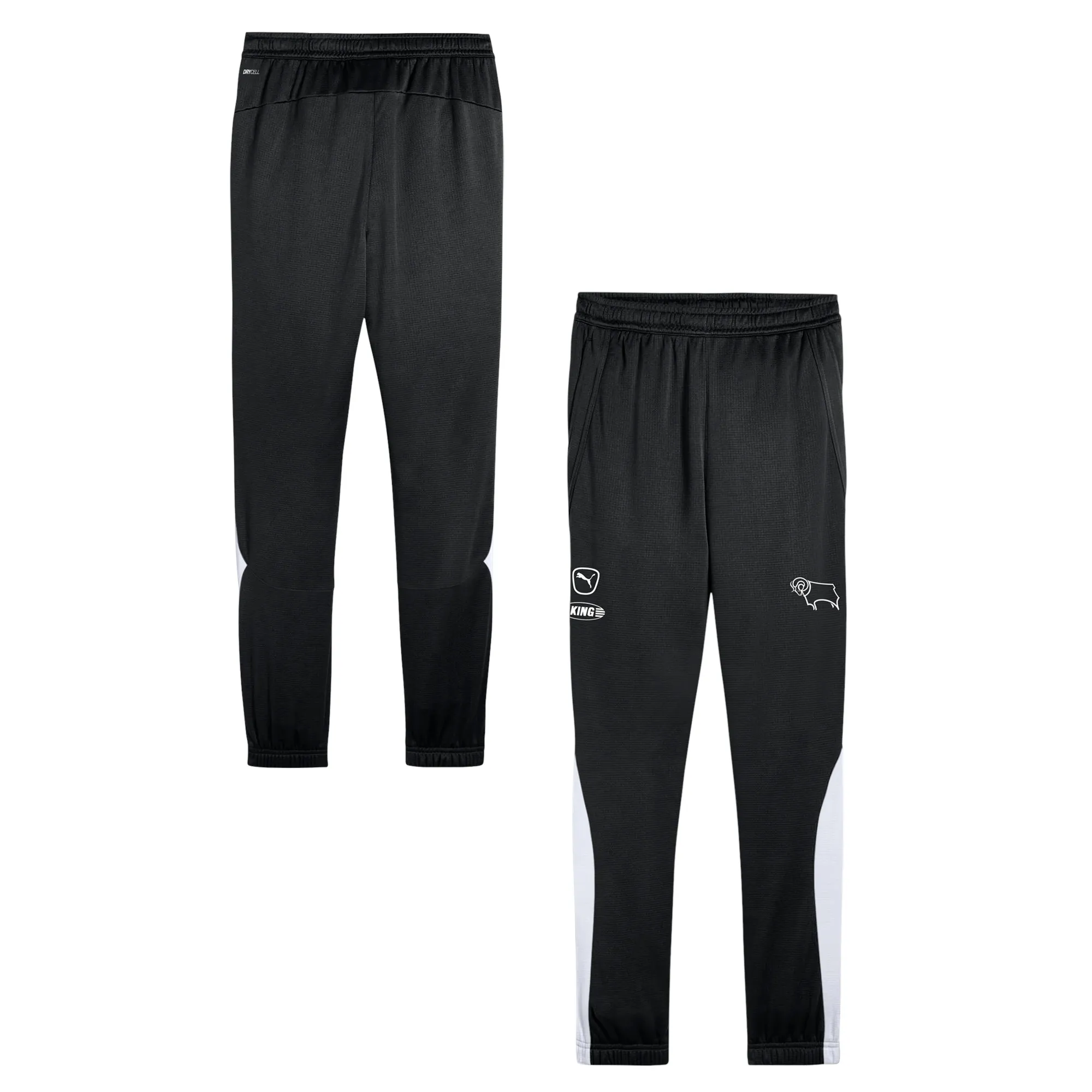 Derby County Puma Pro Warm Up Pants - Black