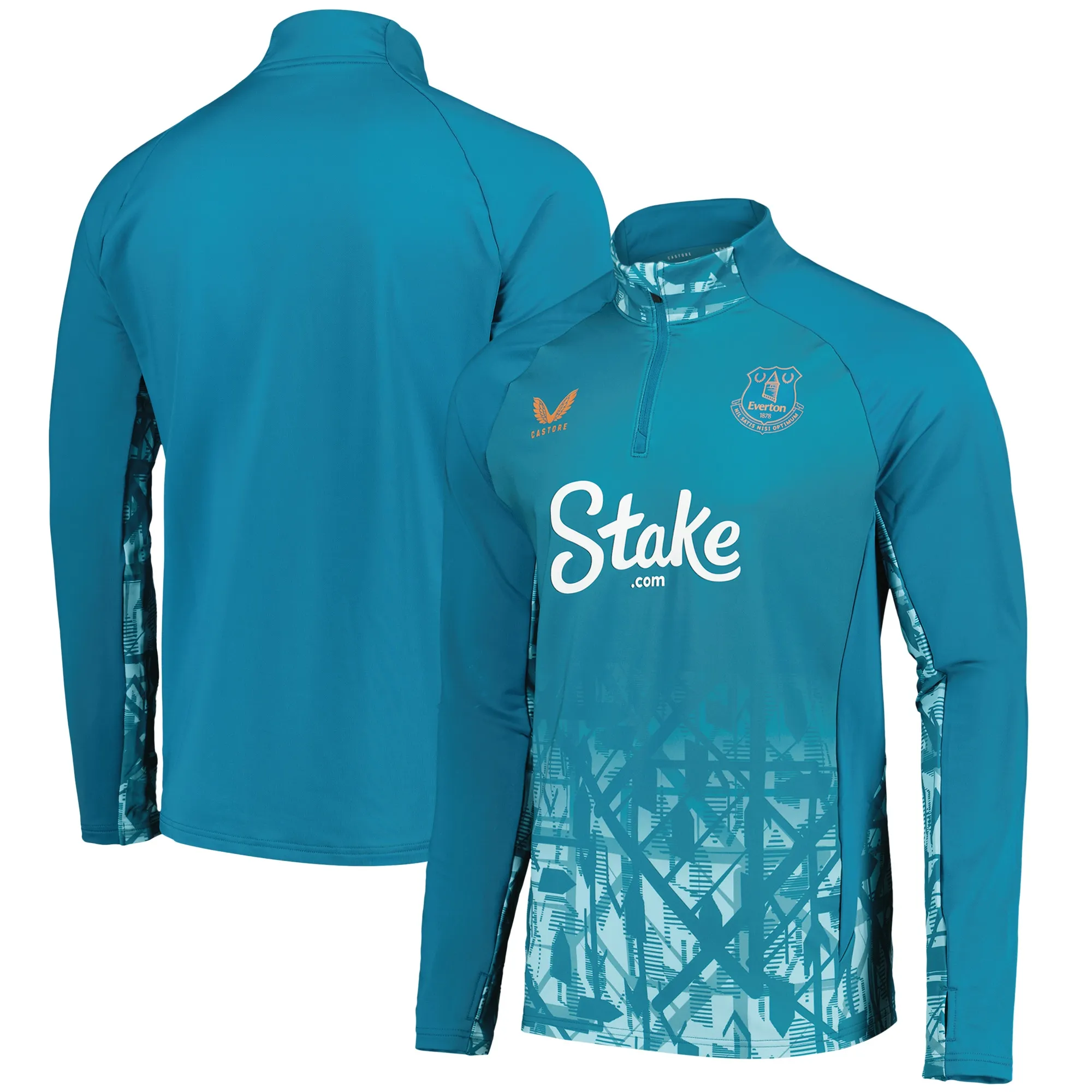 Everton Castore Players Training Midlayer - Blue