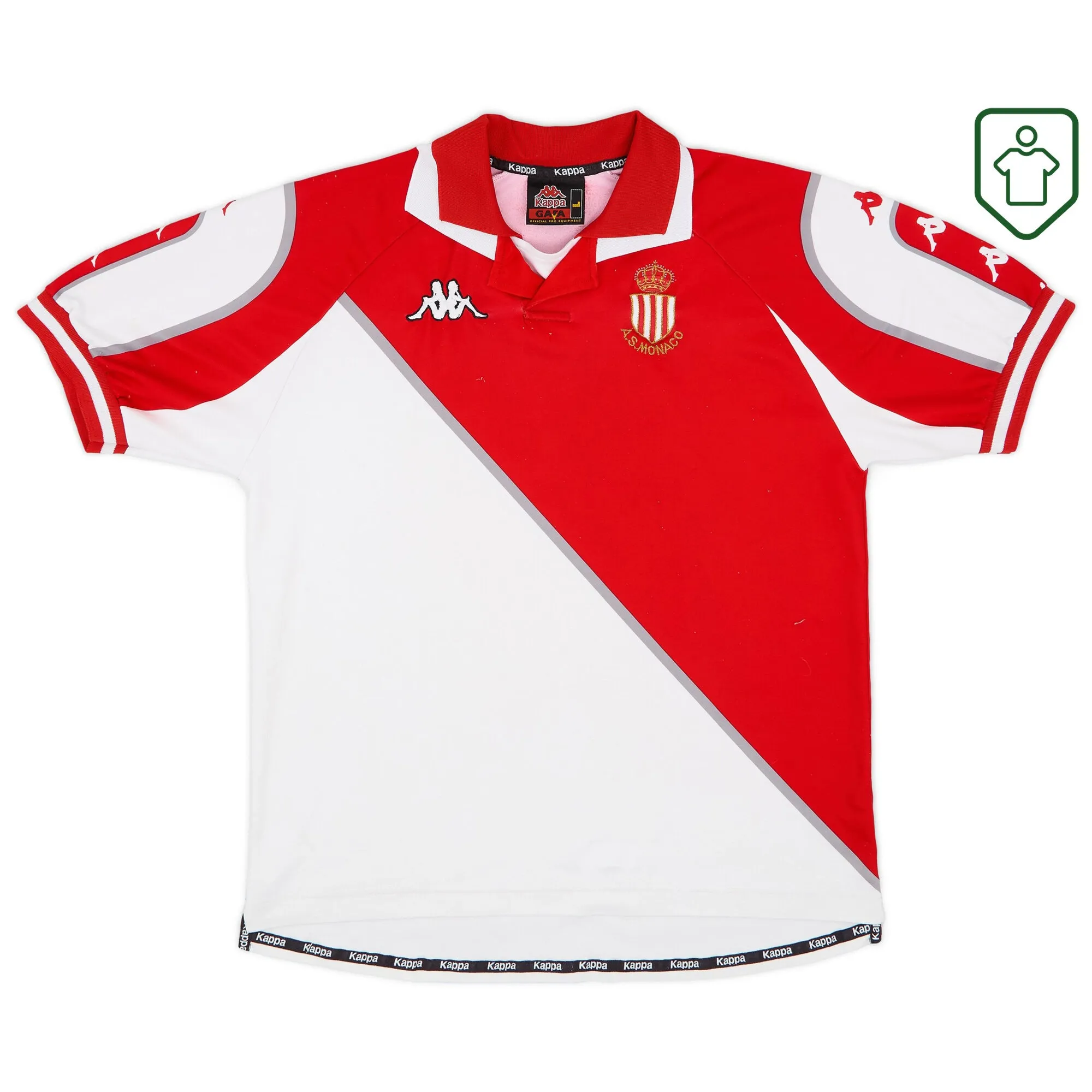 Monaco Kappa Home Shirt 1998-99 - Excellent - 8/10