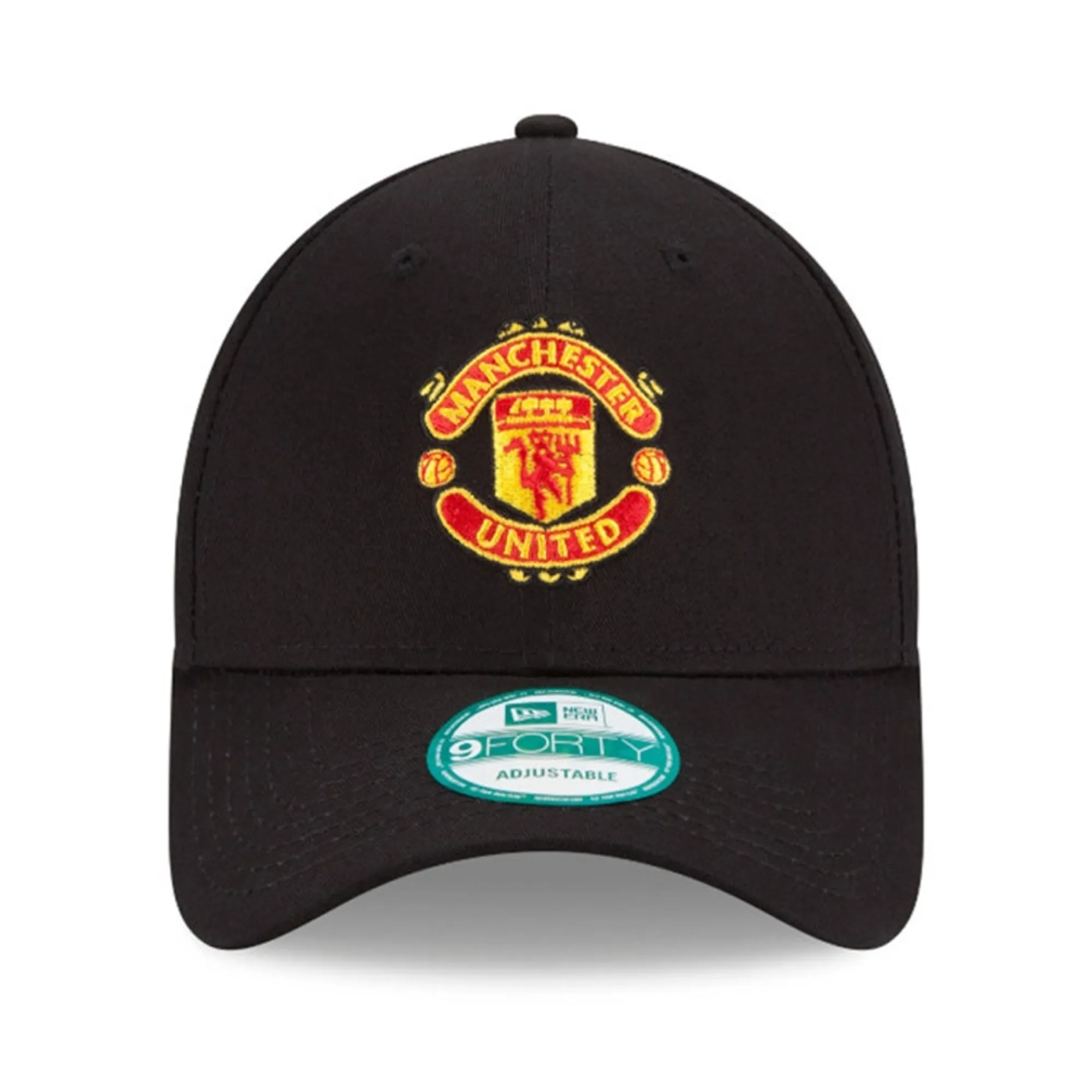 Manchester United New Era 9FORTY Adjustable Cap - Black - Unisex