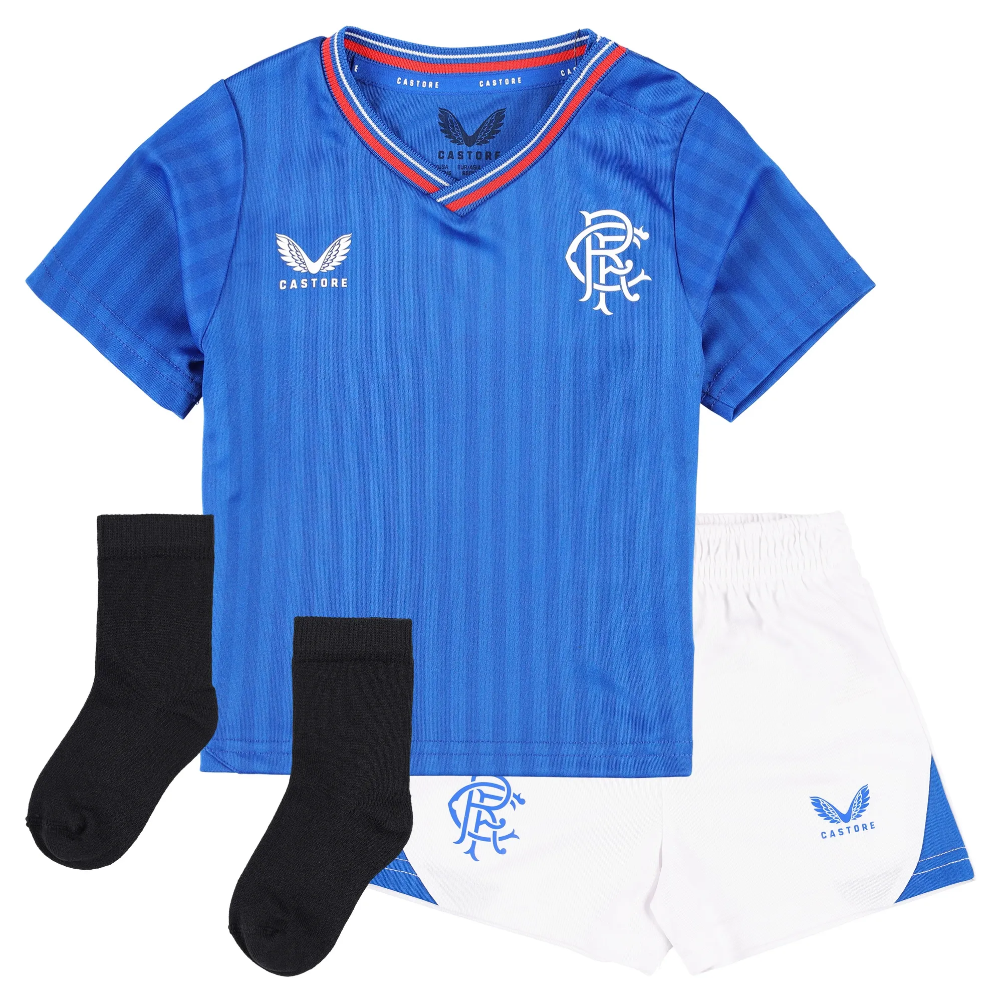 Glasgow Rangers Home Baby Kit 2023-24