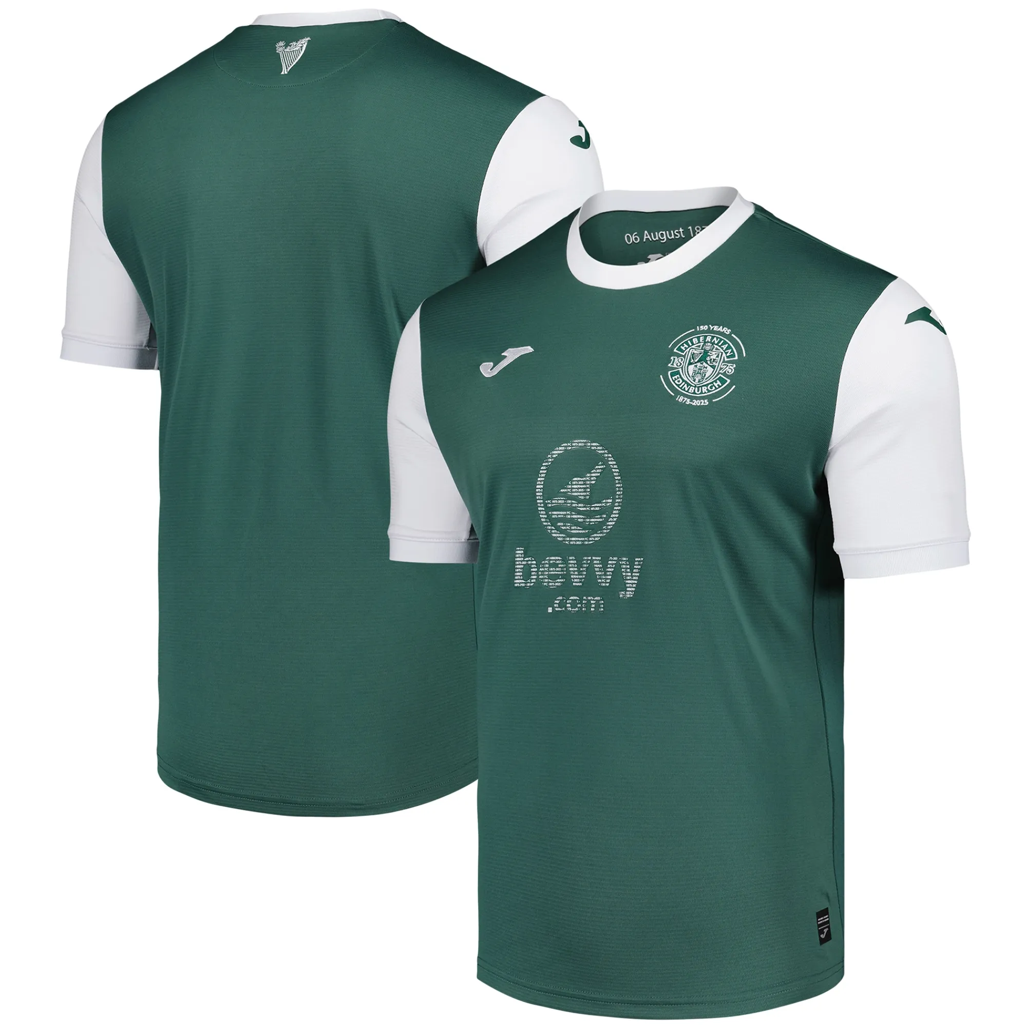 Hibernian Joma Home Shirt 2025-26
