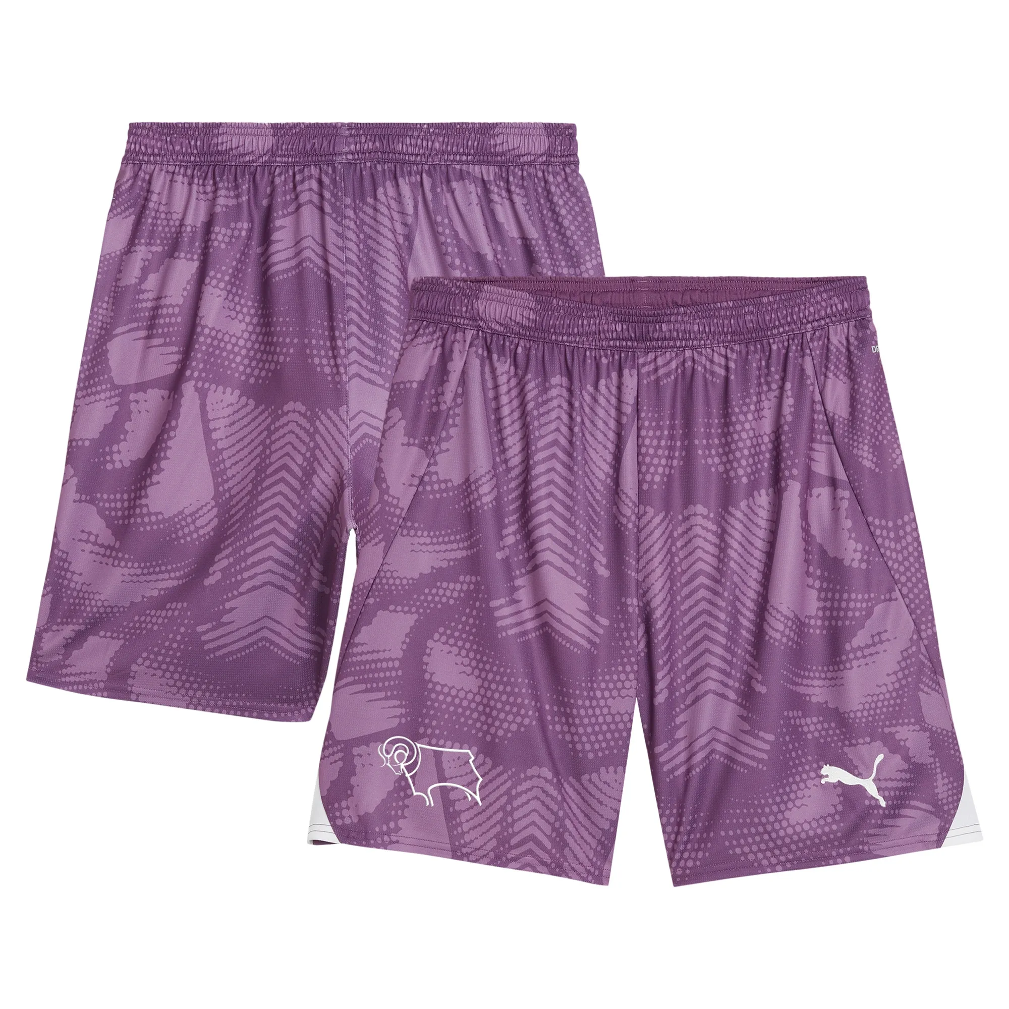 Derby County Puma Goalkeeper Shorts 2024-25 - Kids