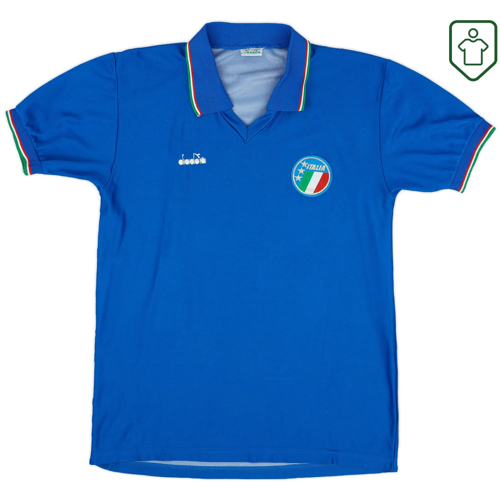 Italy Diadora Home Shirt 1986-91 - Excellent - 8/10