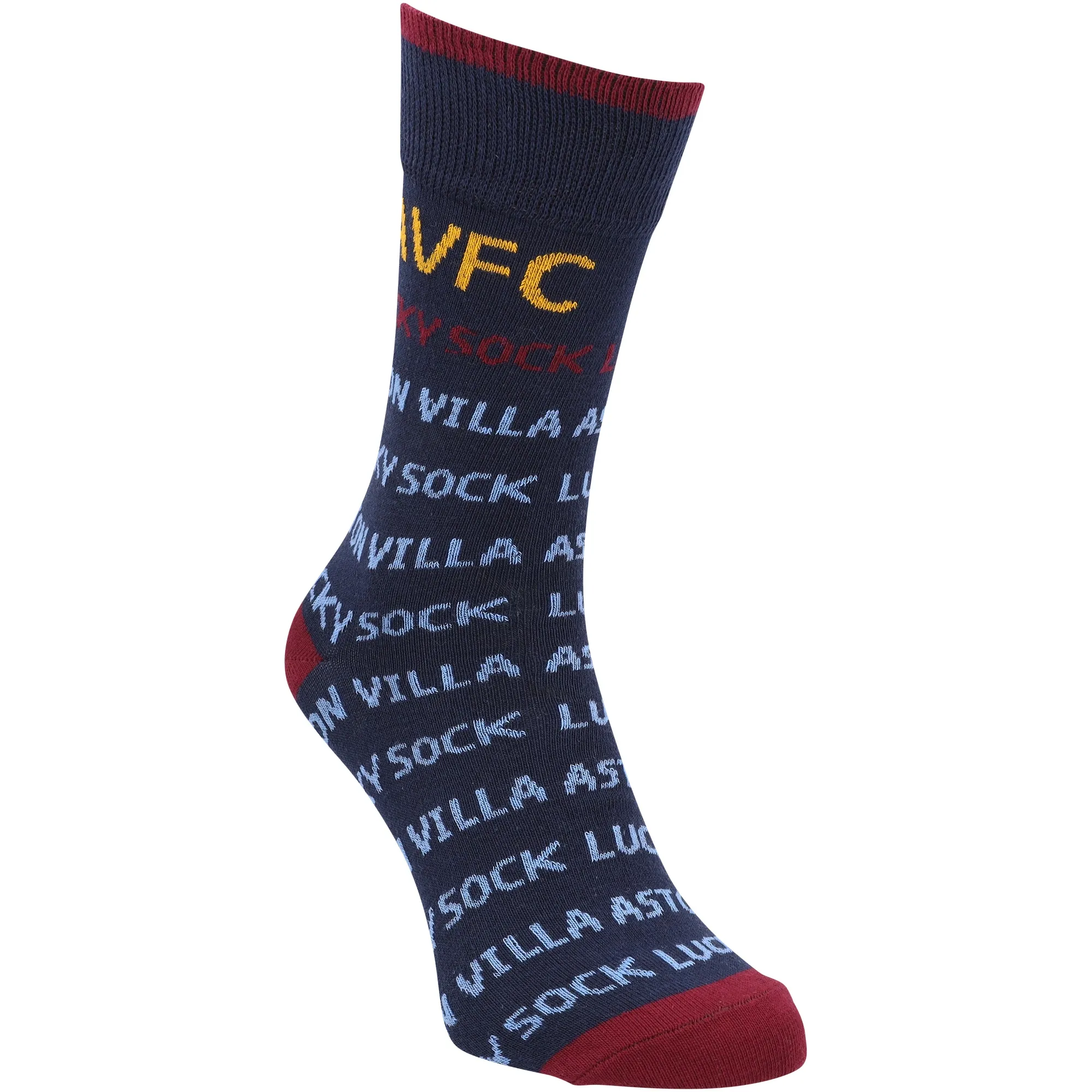 Aston Villa Lucky Socks - Navy - Adults