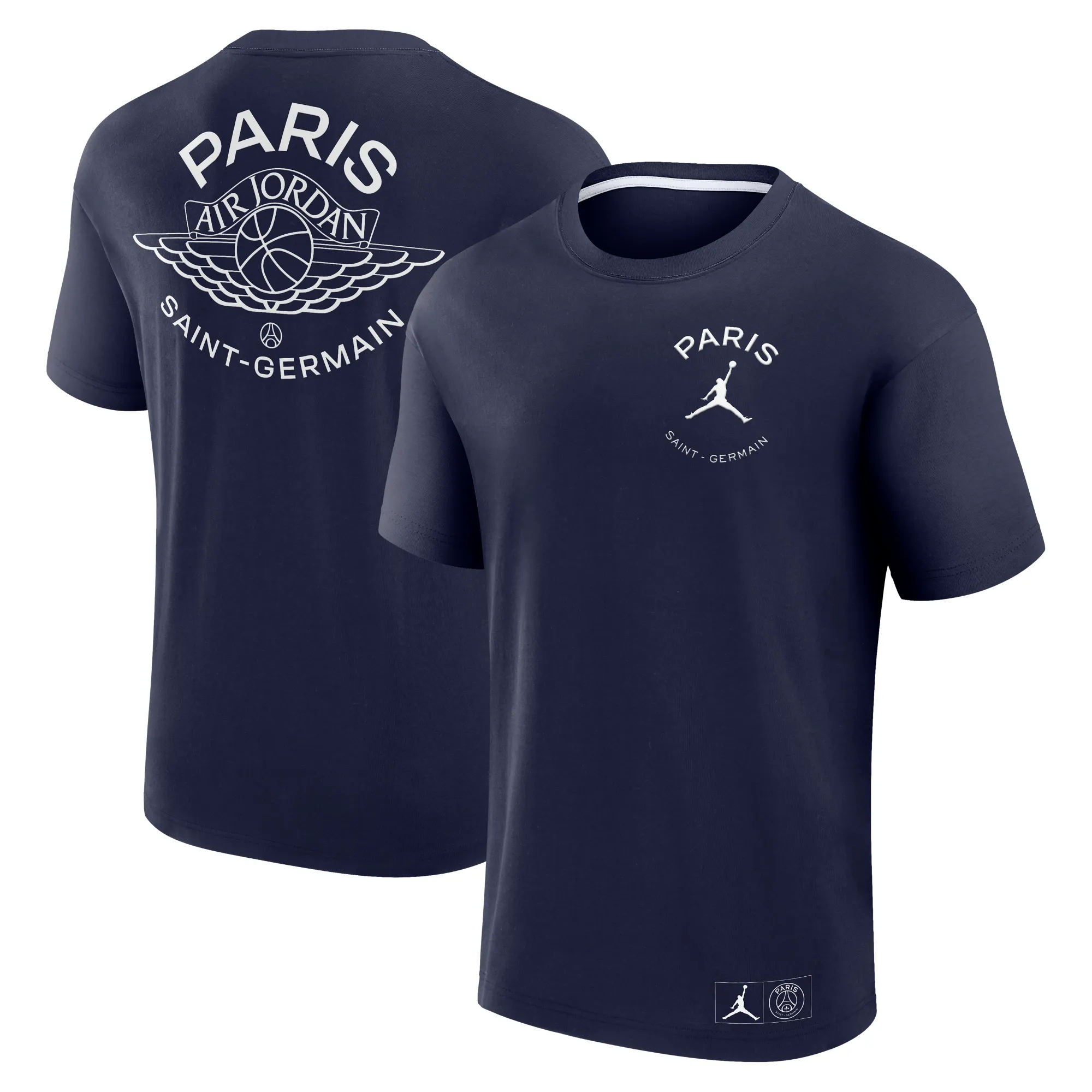 PSG x Jordan Wings Logo T-Shirt - Navy