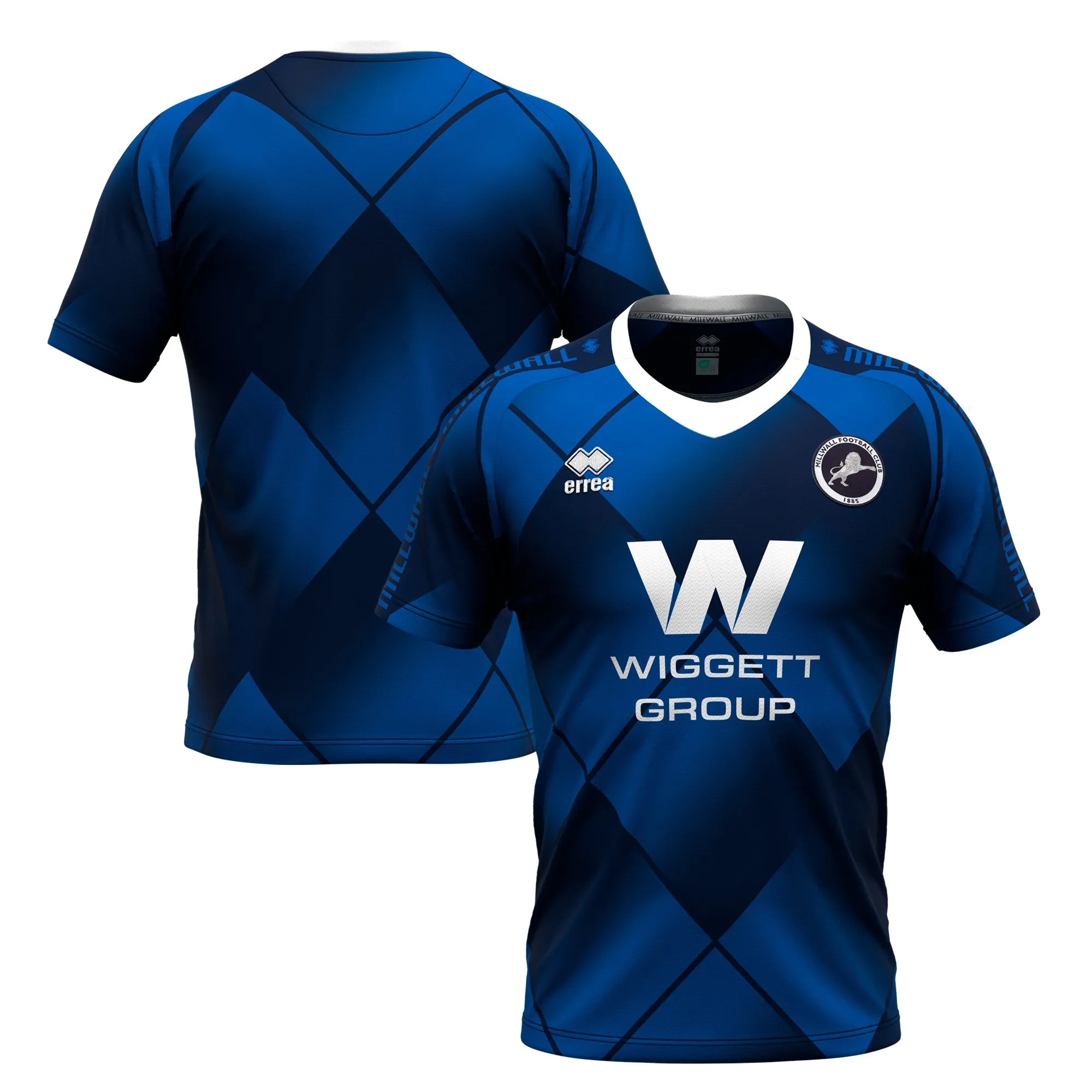 Millwall Errea Home Pre Match Shirt - Blue