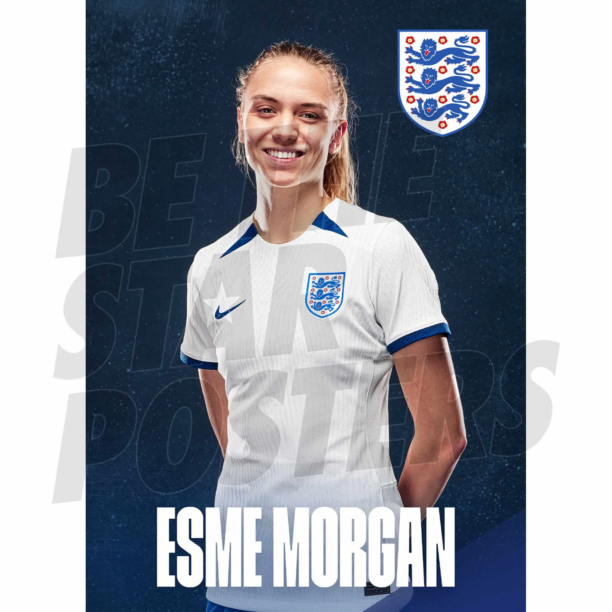 England Esme Morgan Headshot Home Poster A3