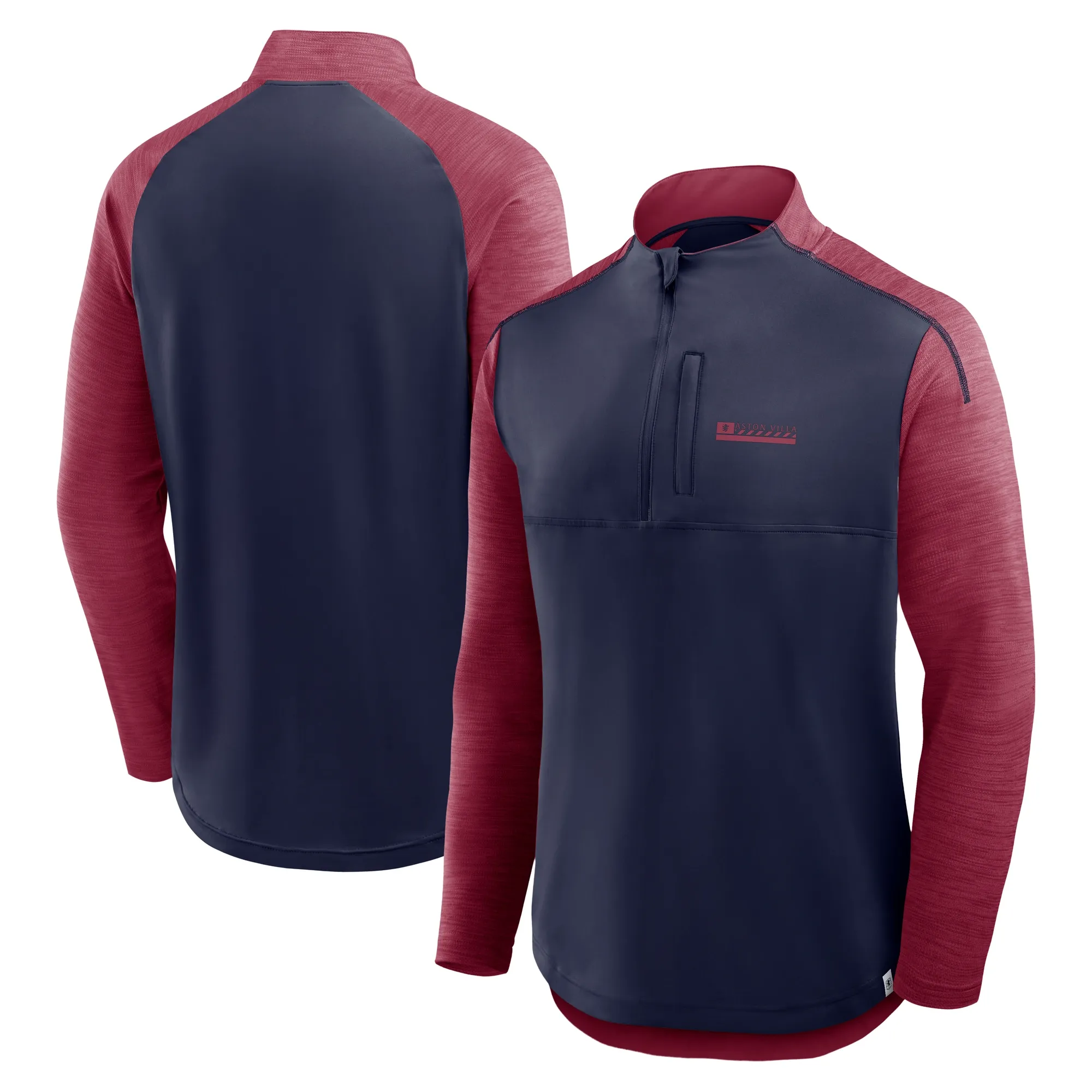 Aston Villa Defender 1/4 Zip Top - Maritime Blue - Mens