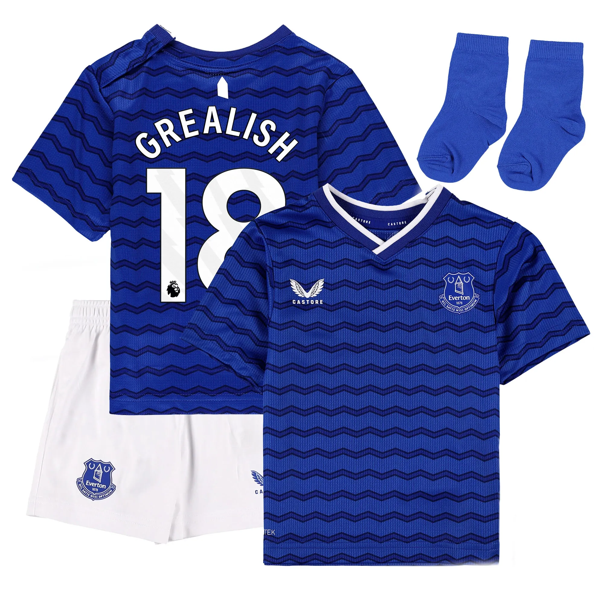 Everton Castore Home Baby Kit 2025-26