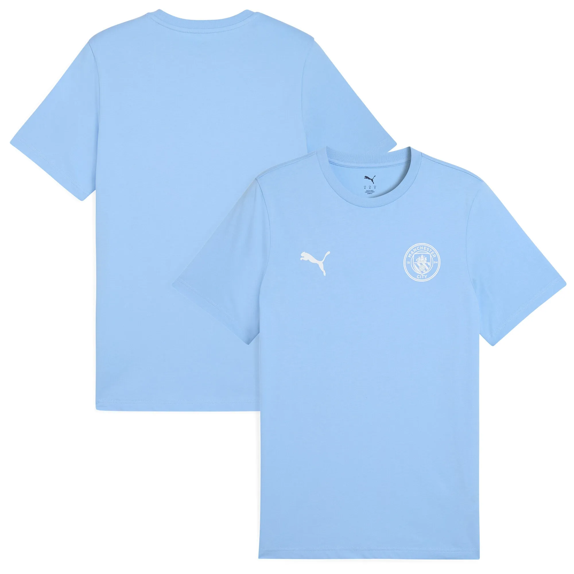 Manchester City Puma FtblEssentials T-Shirt - Blue