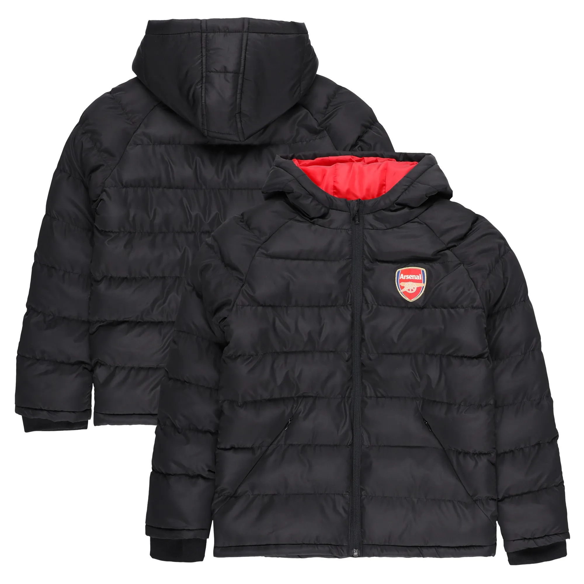 Arsenal Core Padded Jacket - Black - Kids
