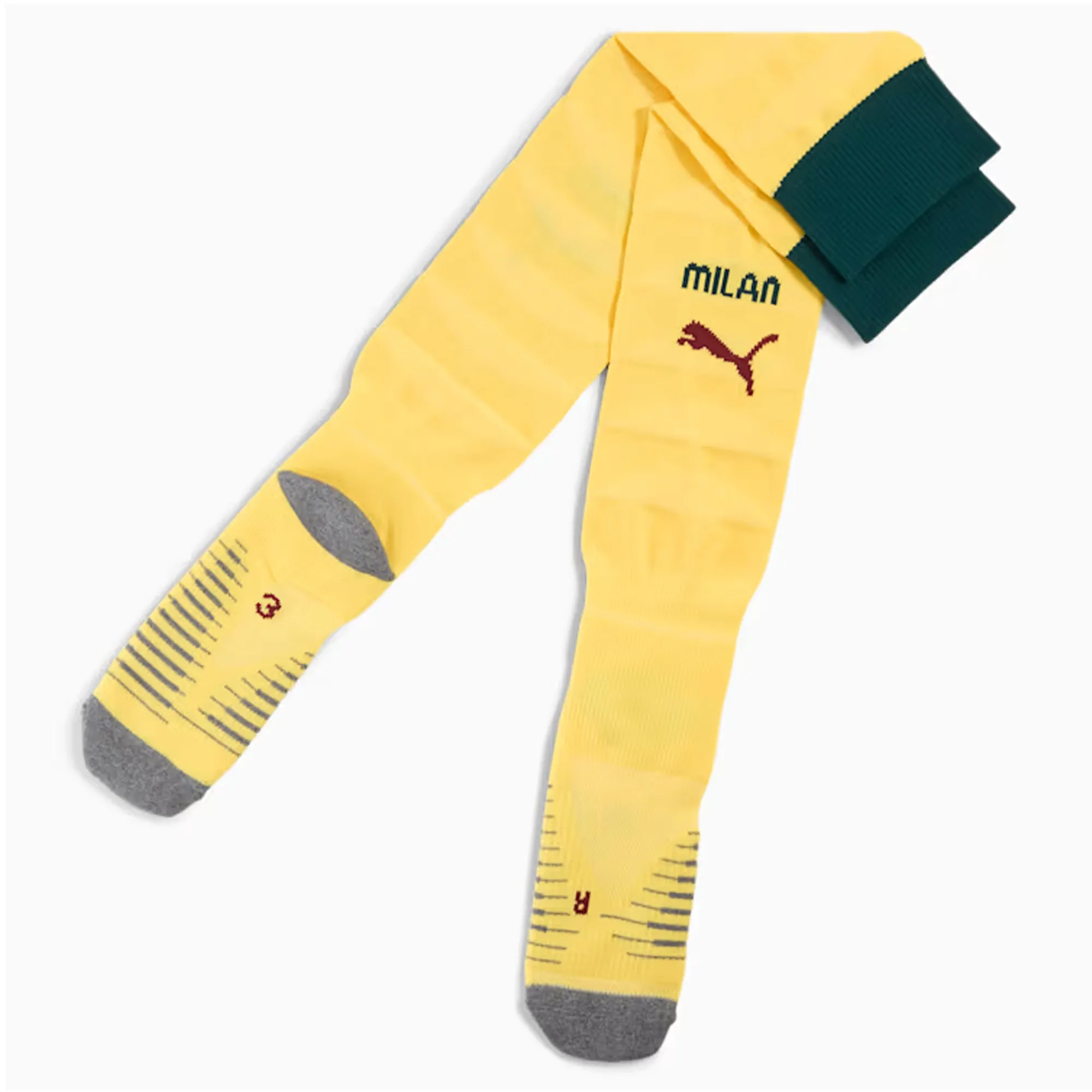 PUMA AC Milan 25/26 Socks Men, Sunny Yellow/Dark Myrtle