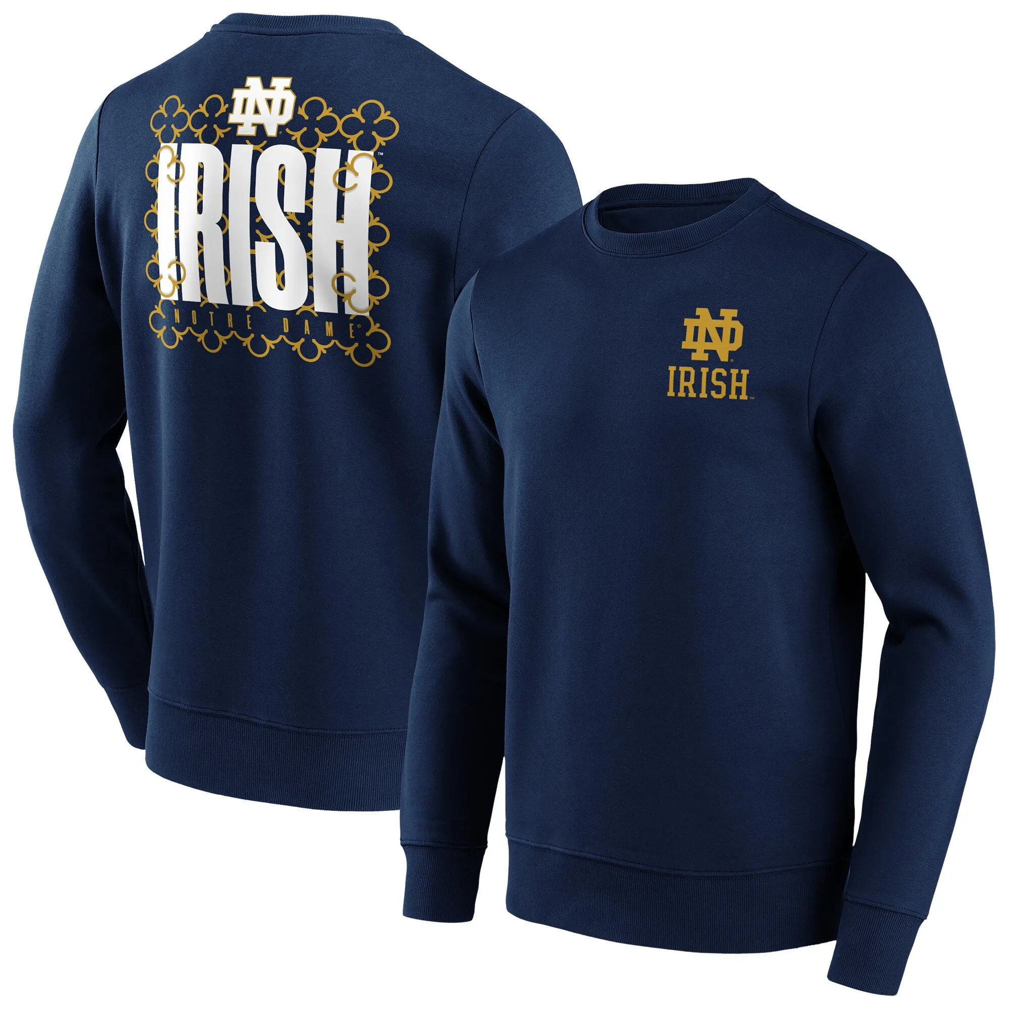 NCAA Notre Dame Fighting Irish Hometown Graphic Crew Sweatshirt - Mens