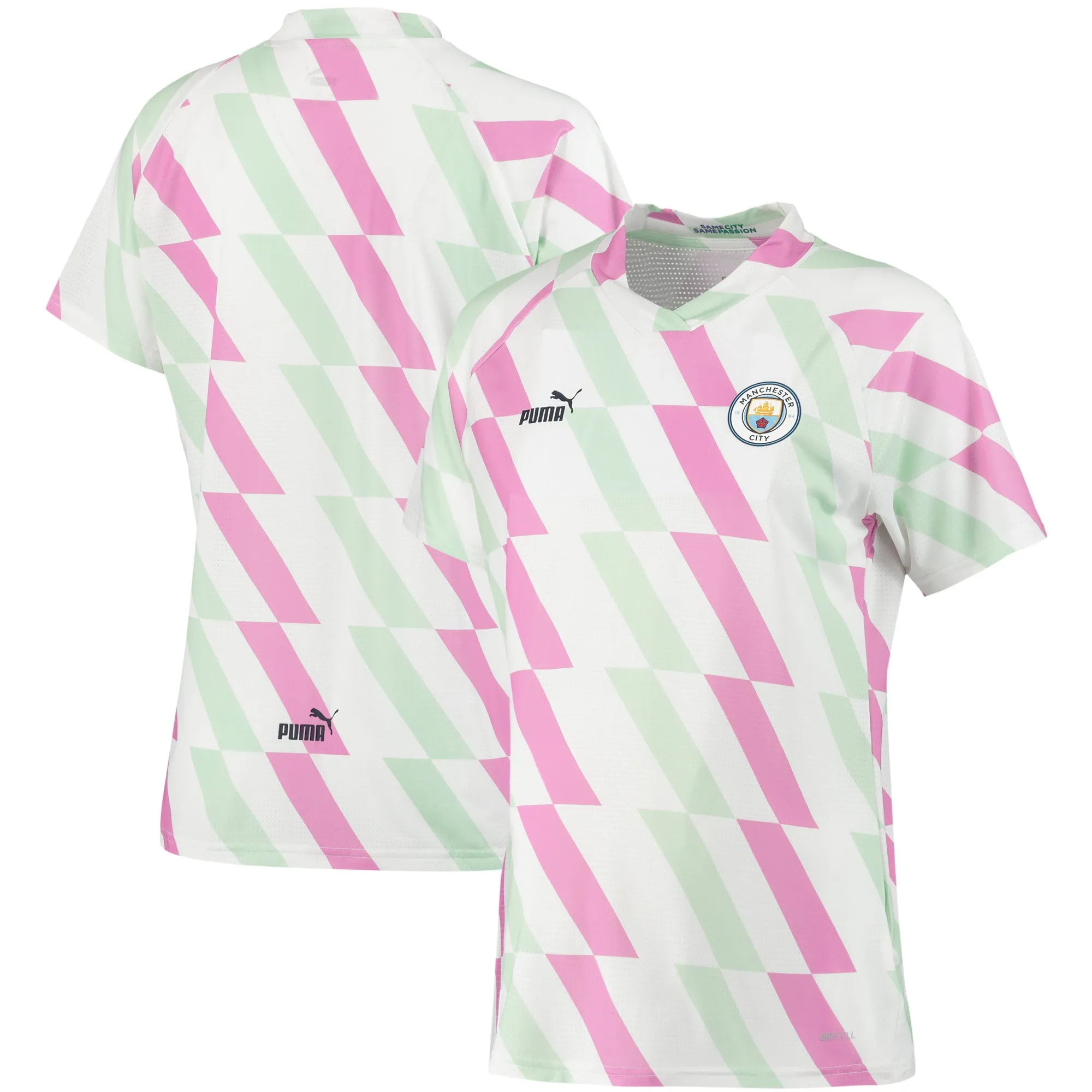 Manchester City Prematch Jersey - White - Womens