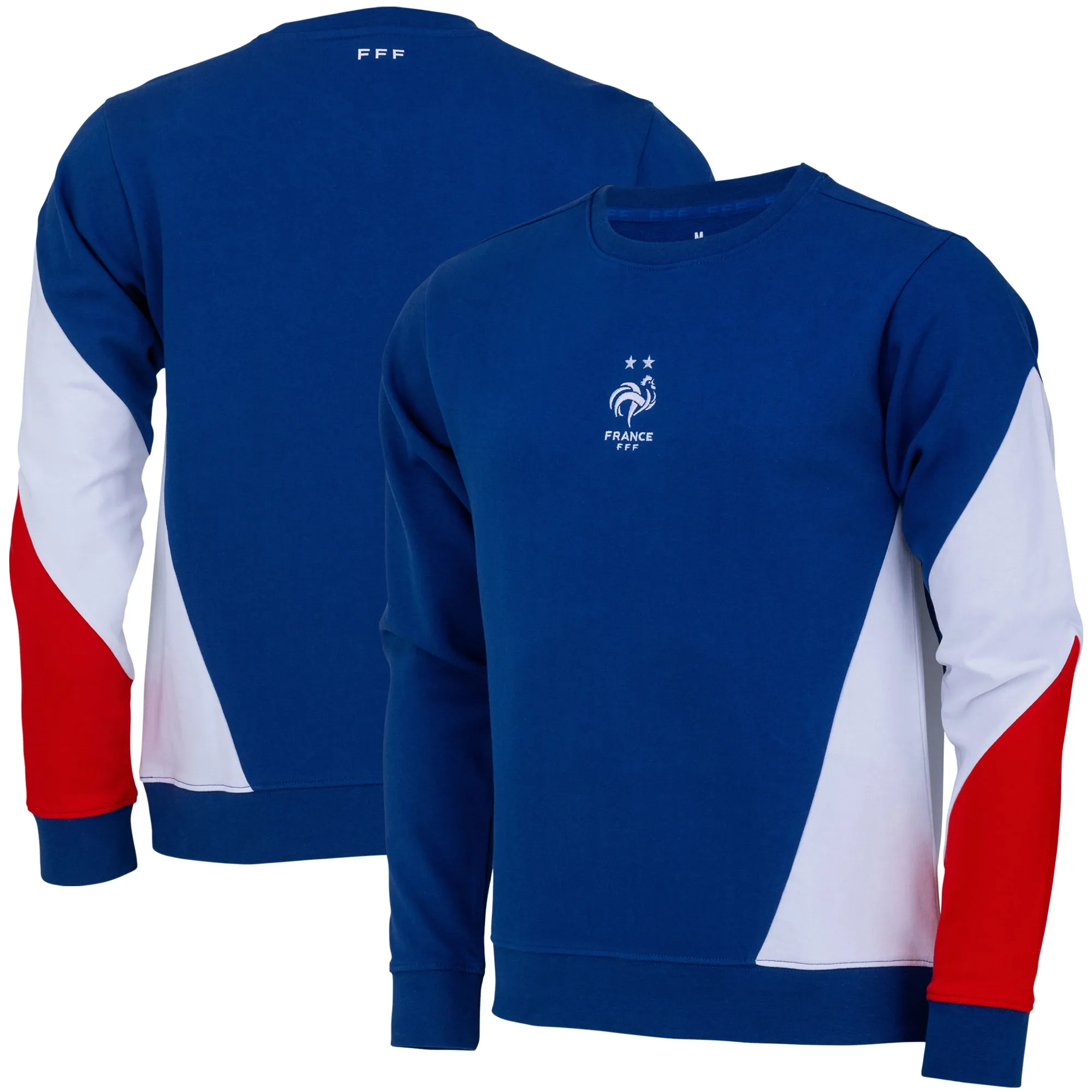 France Colour Block Sweatshirt  - Blue - Unisex