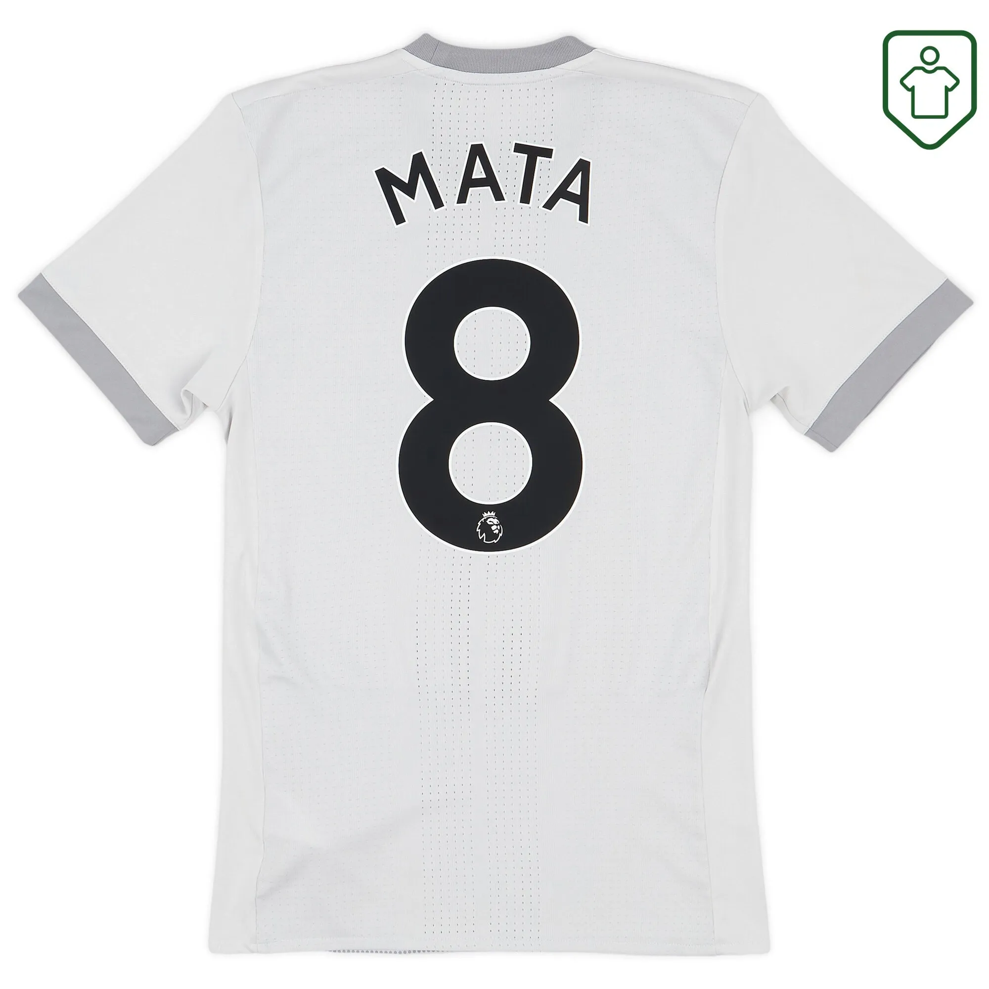 Manchester United adidas Third Shirt Mata #8 2017-18 - Excellent - 8/10
