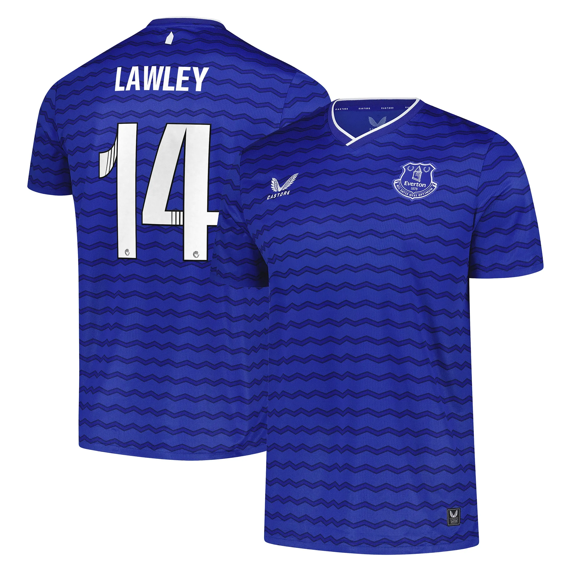 Everton Castore Home Replica Shirt 2025-26 - Unsponsored