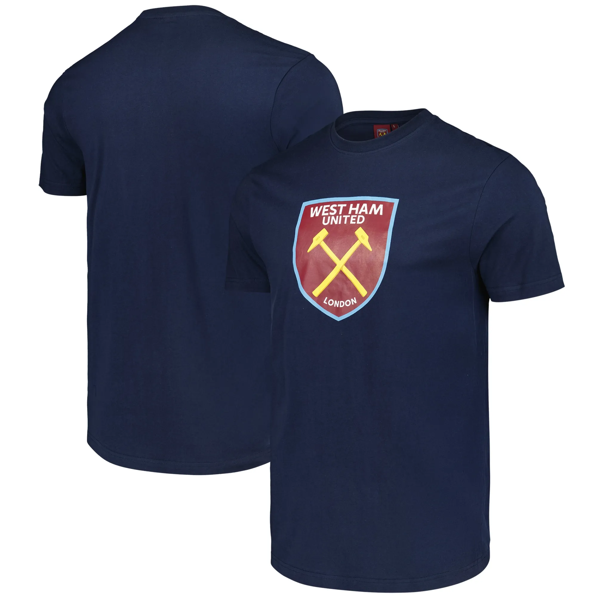West Ham United Core Crest T-Shirt - Navy - Men's